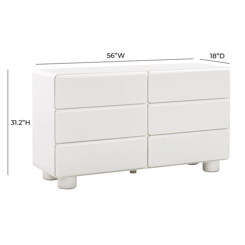 Tammy 56" 6-Drawer Dresser