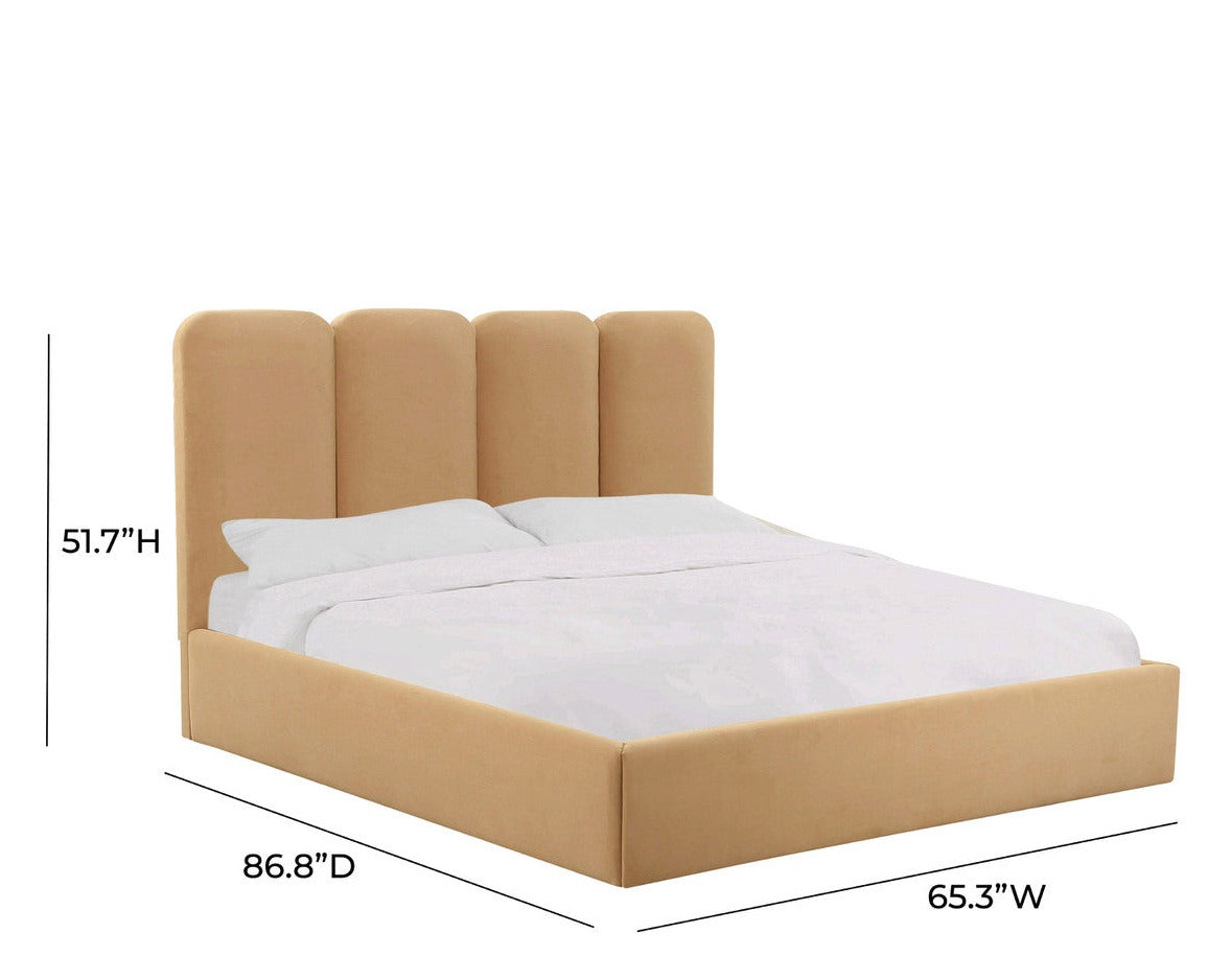 Palani Honey Velvet Bed