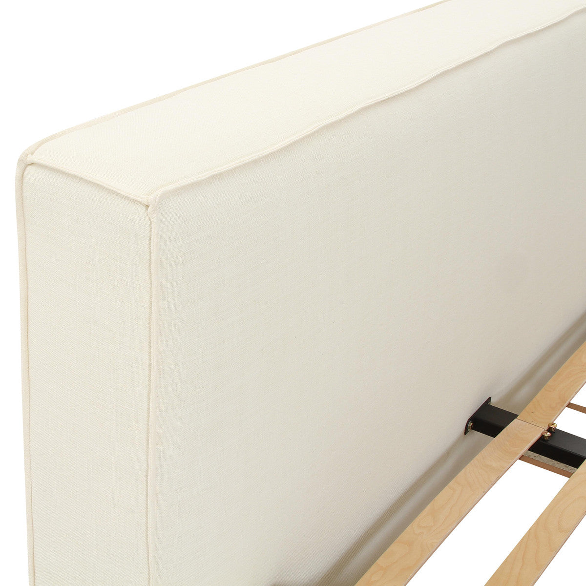 Olafur Cream Linen Bed