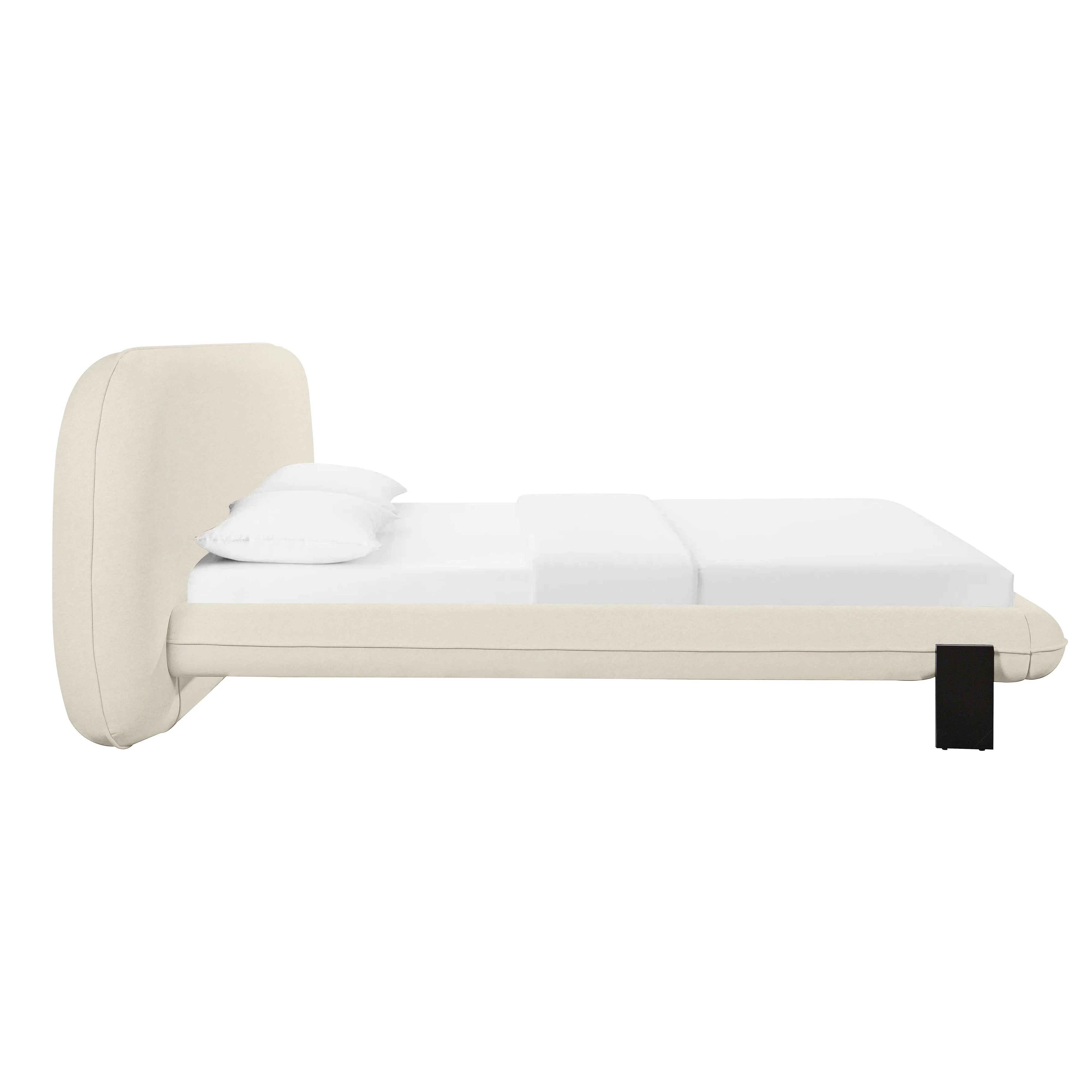 Ophelia Cream Performance Faux Wool Bed