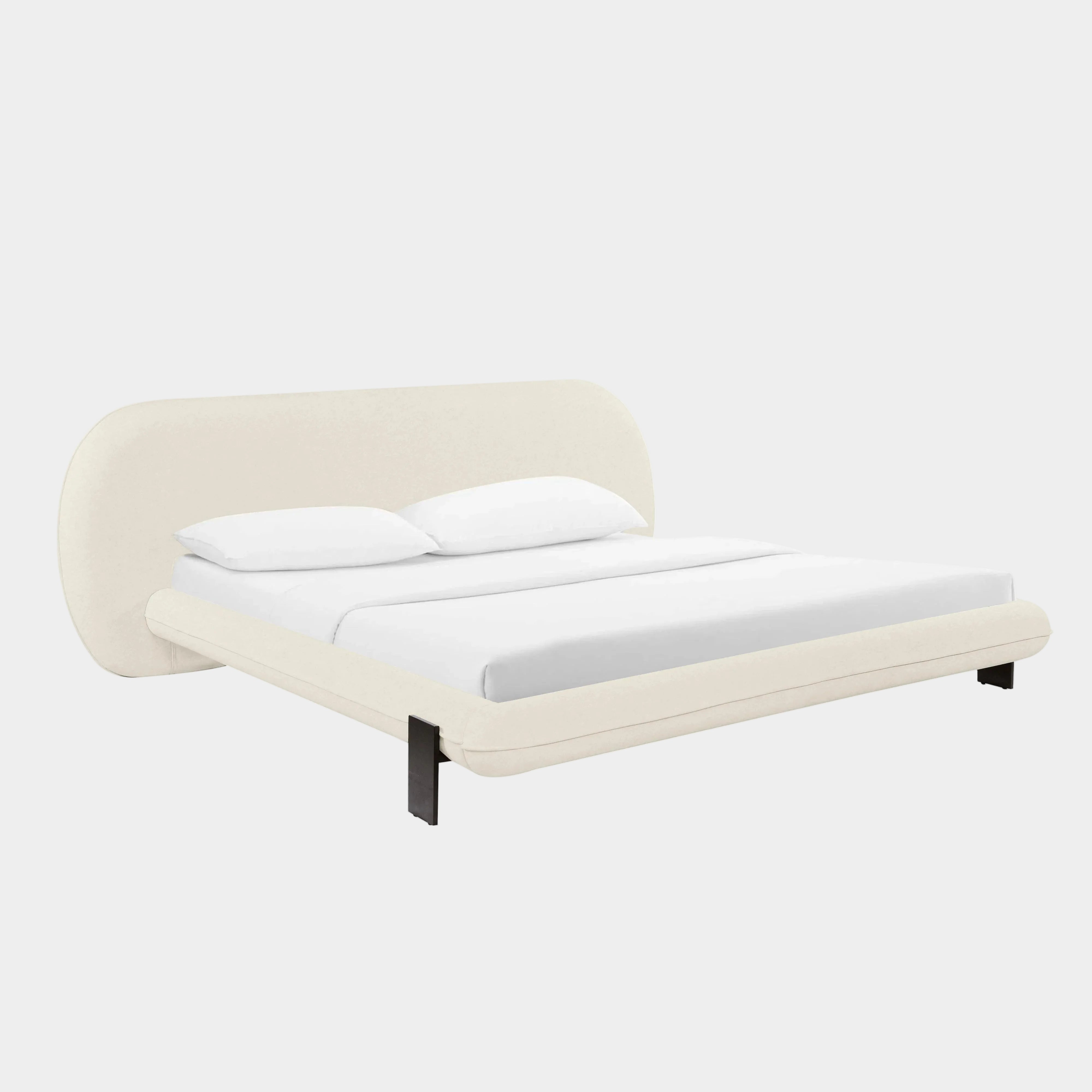 Ophelia Cream Performance Faux Wool Bed