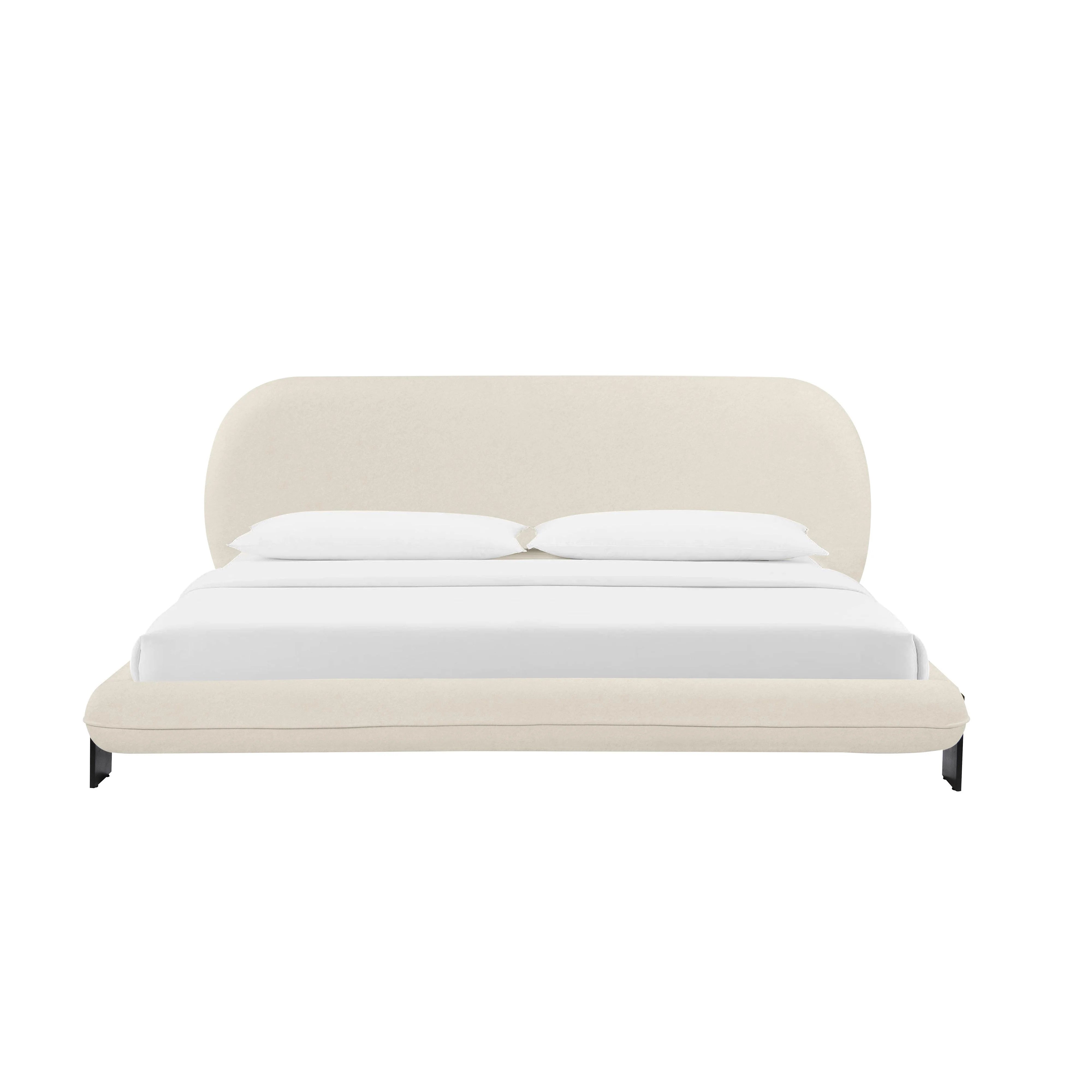 Ophelia Cream Performance Faux Wool Bed