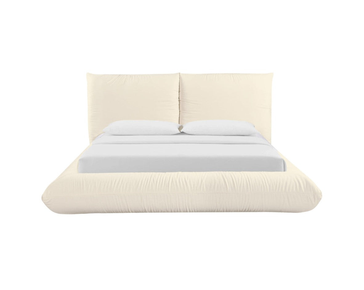 Lit en lin 100 % recyclé Romp Cream