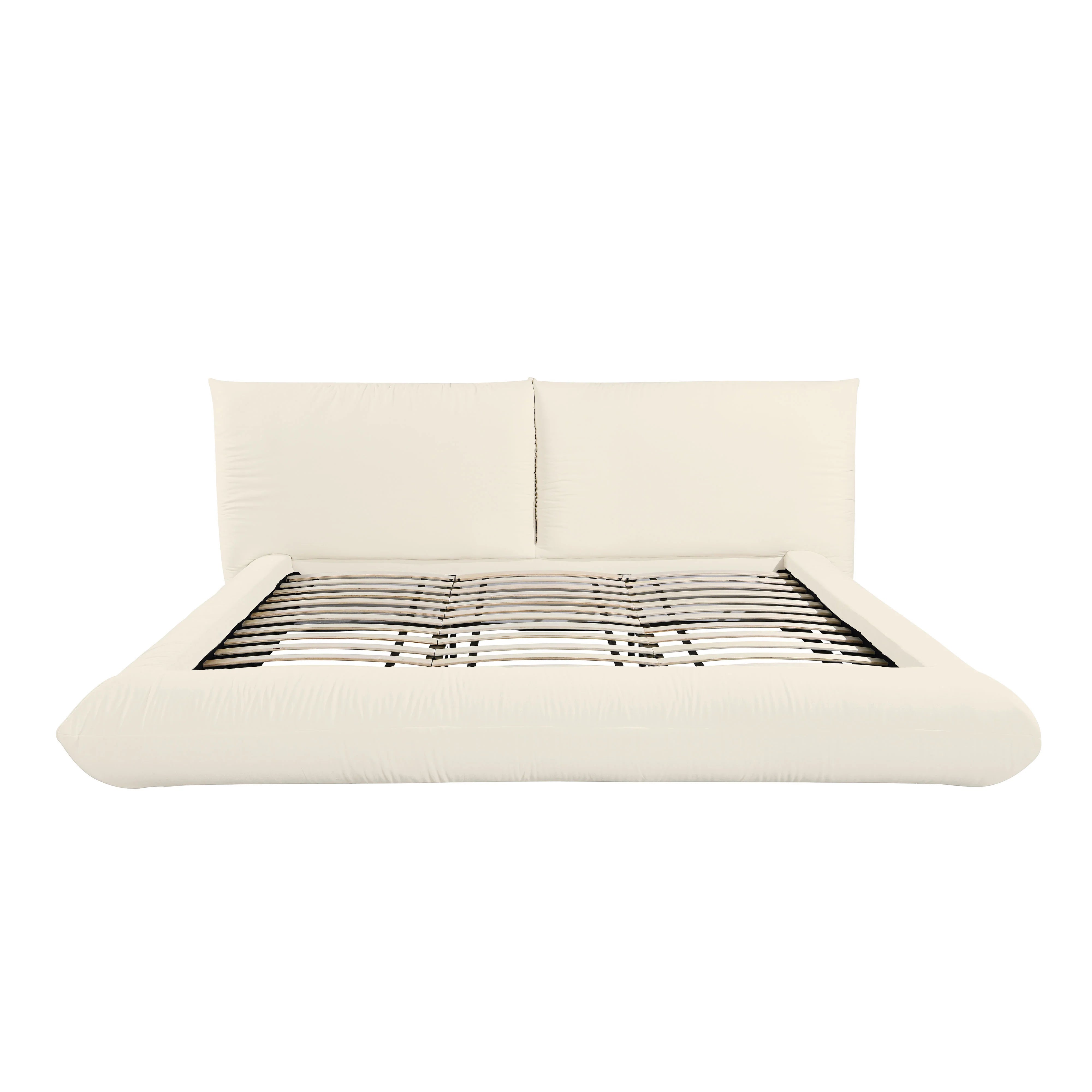 Romp Cream Upcycled Performance Linen Bed