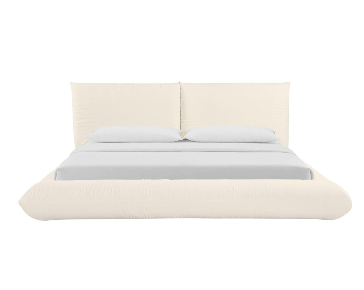 Lit en lin 100 % recyclé Romp Cream