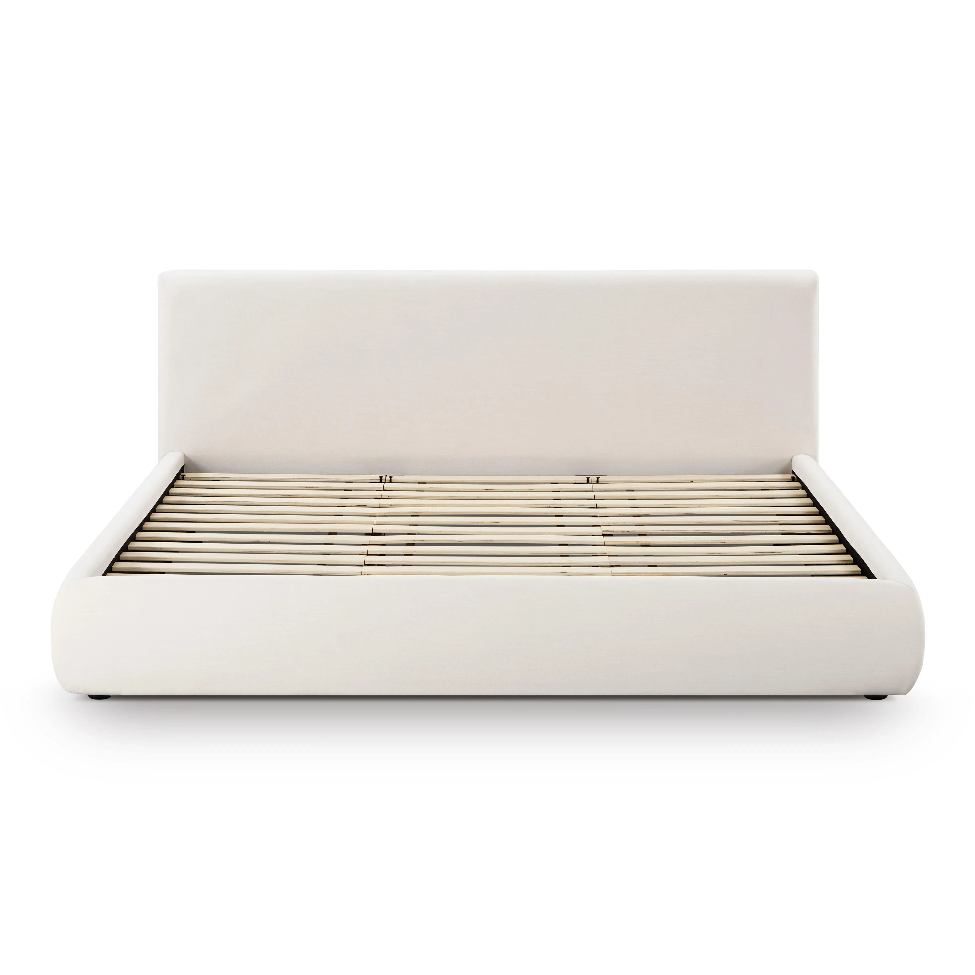 Isla Cream Upcycled Performance Linen Bed