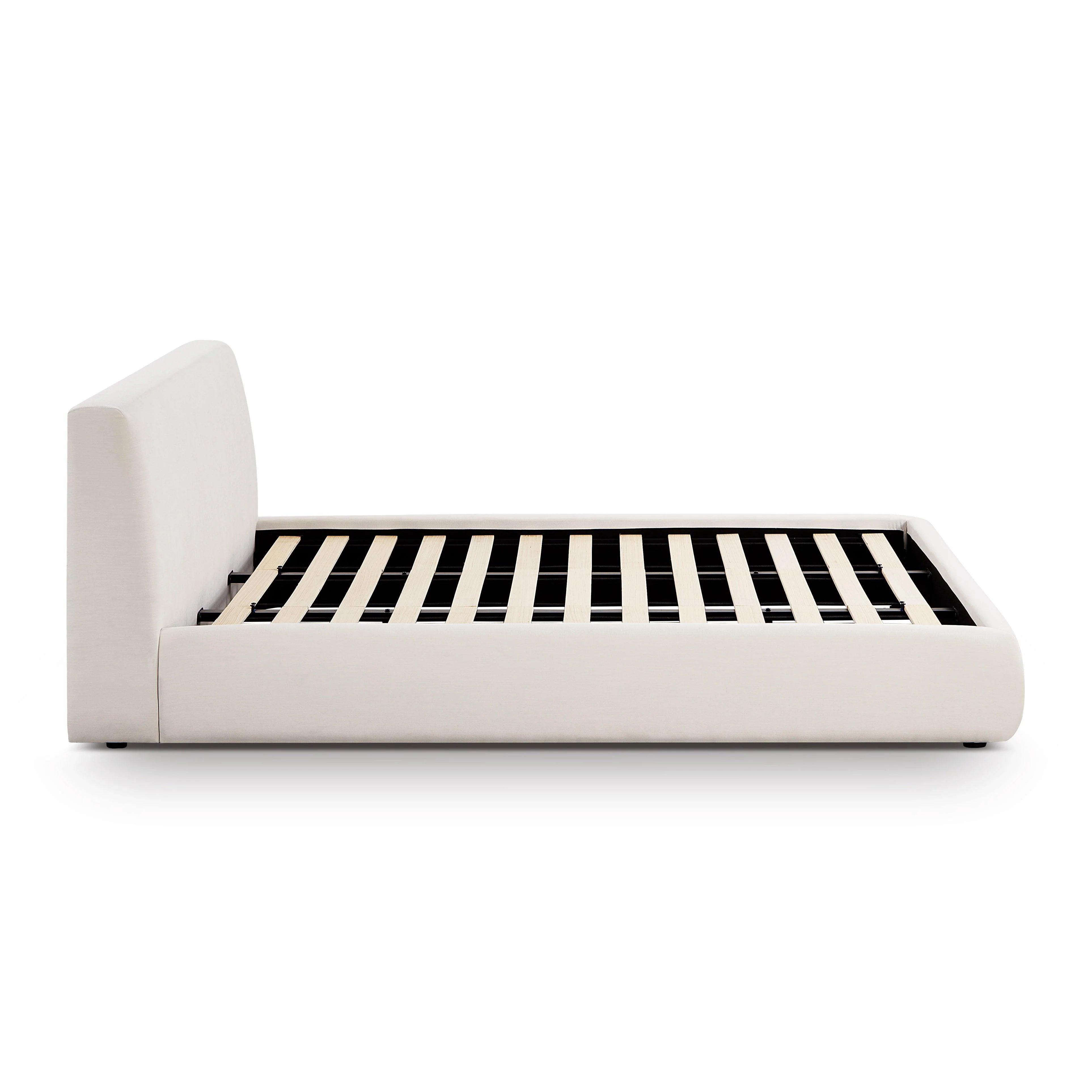 Isla Cream Upcycled Performance Linen Bed