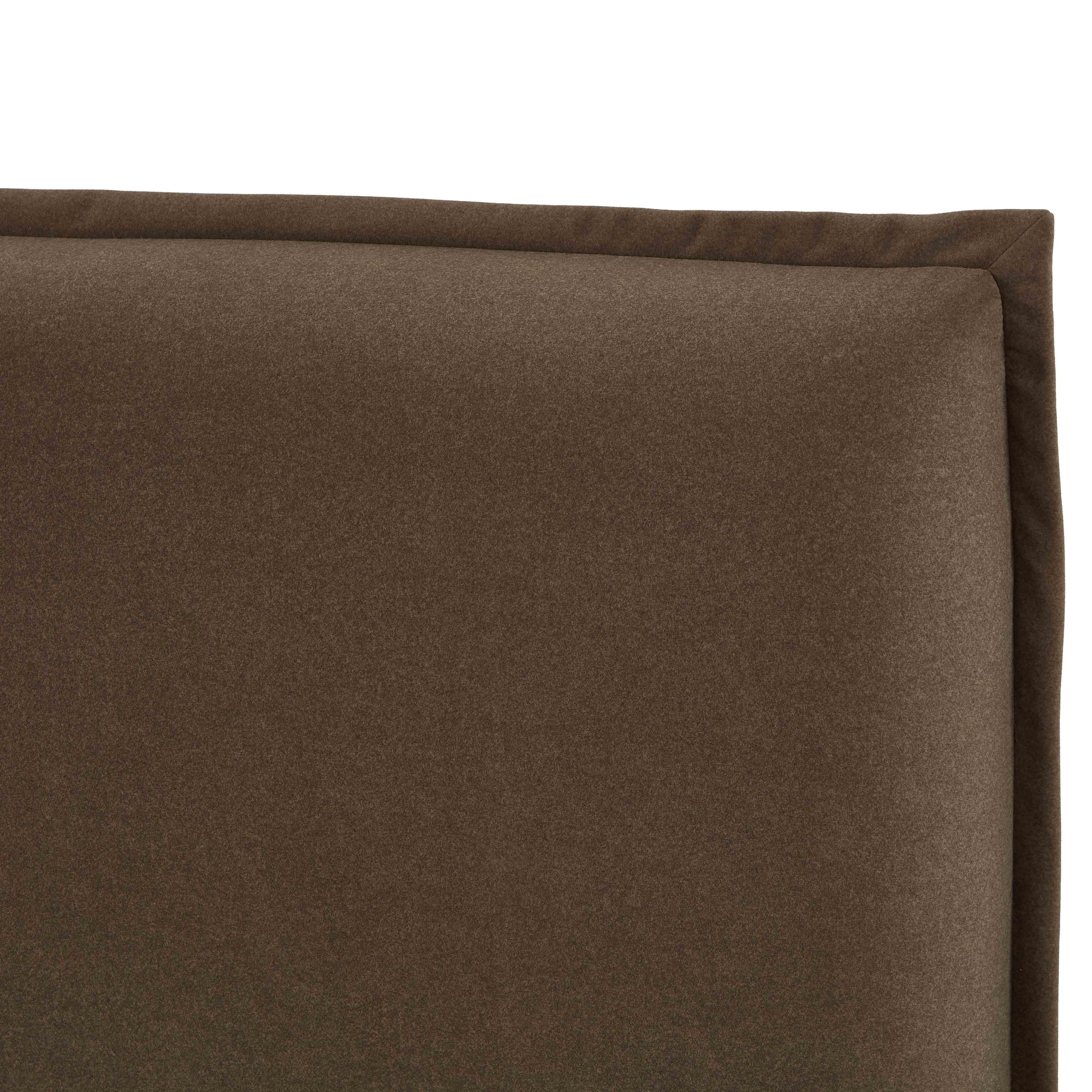 Mel Performance Faux Mohair Velvet Bed
