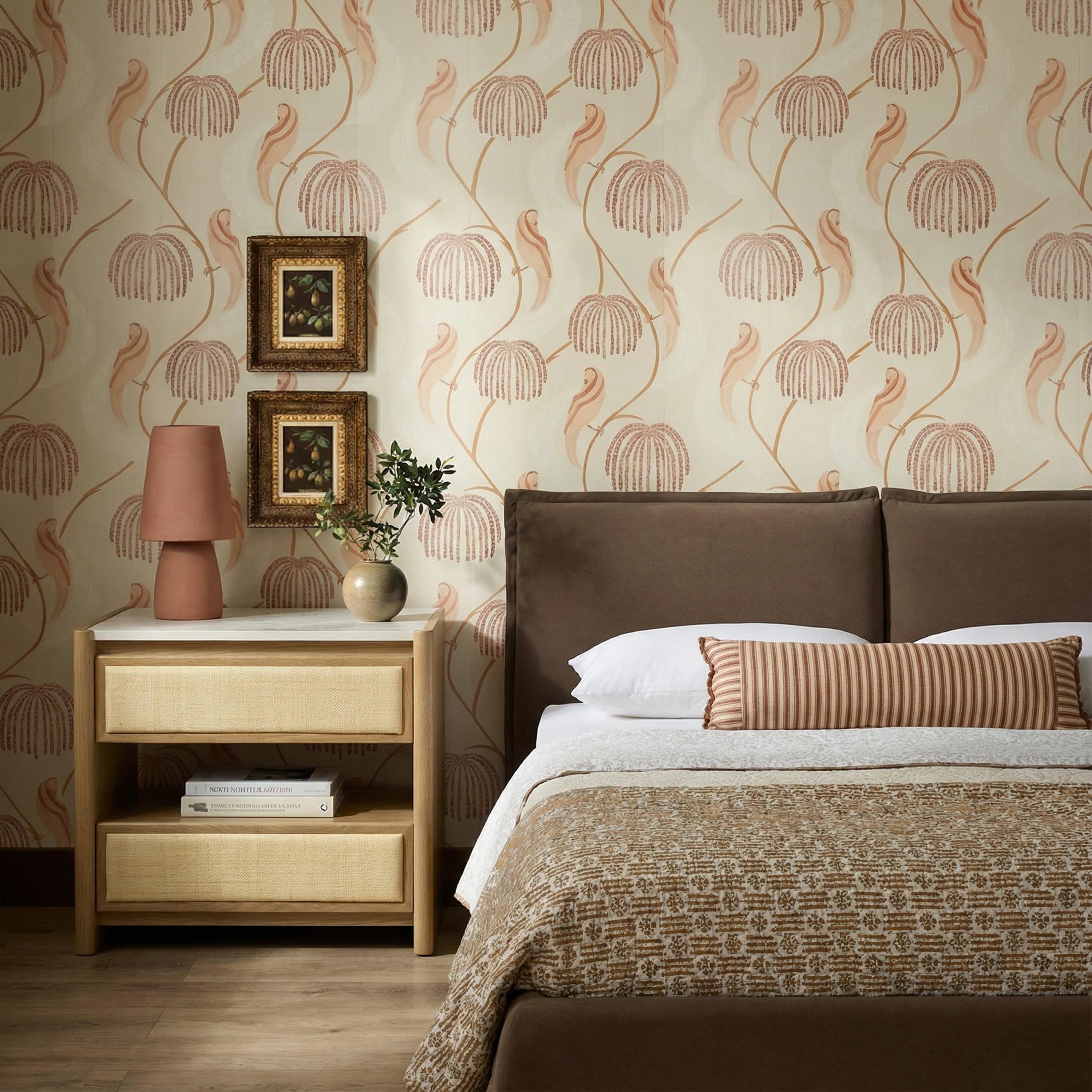 Mel Performance Faux Mohair Velvet Bed