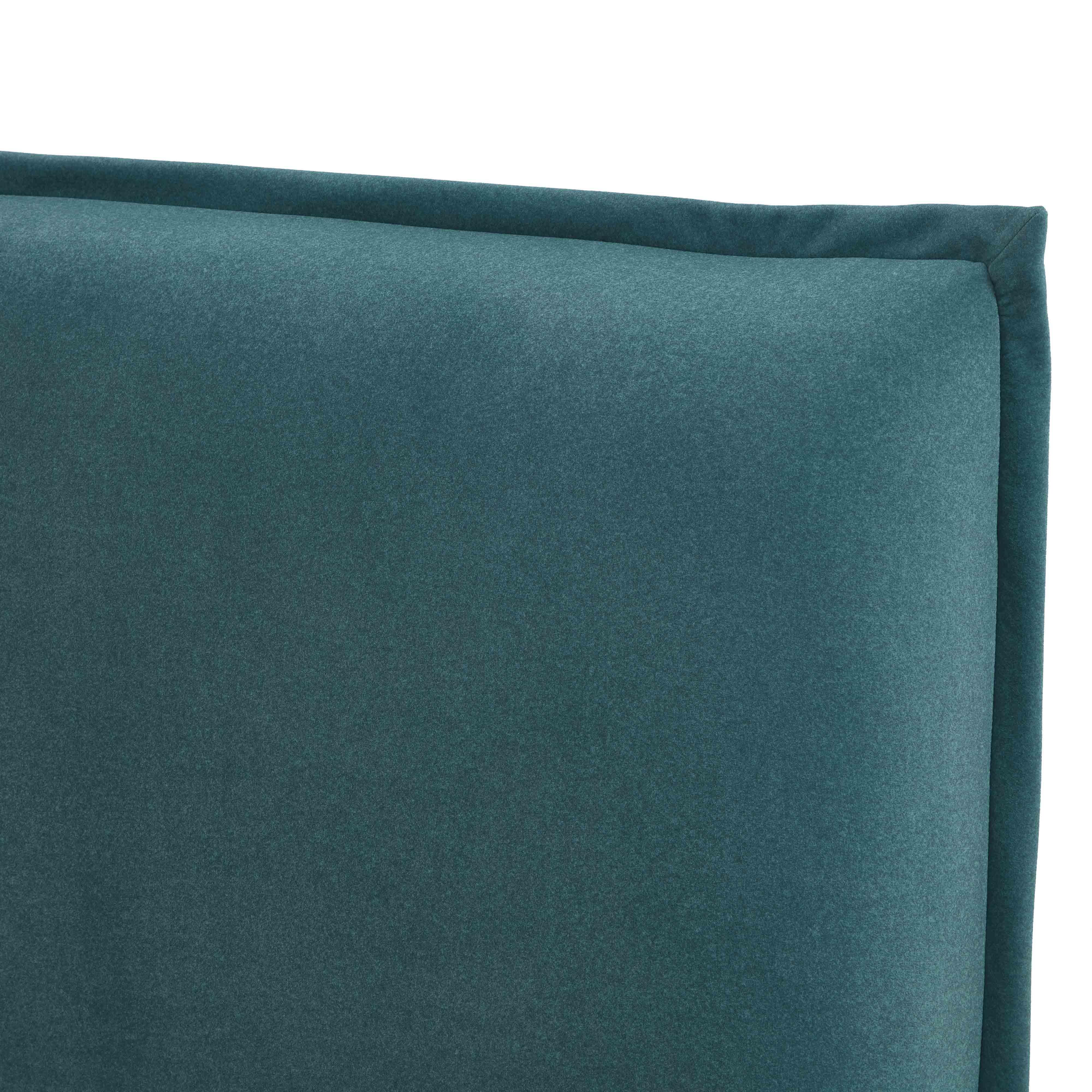 Mel Performance Faux Mohair Velvet Bed