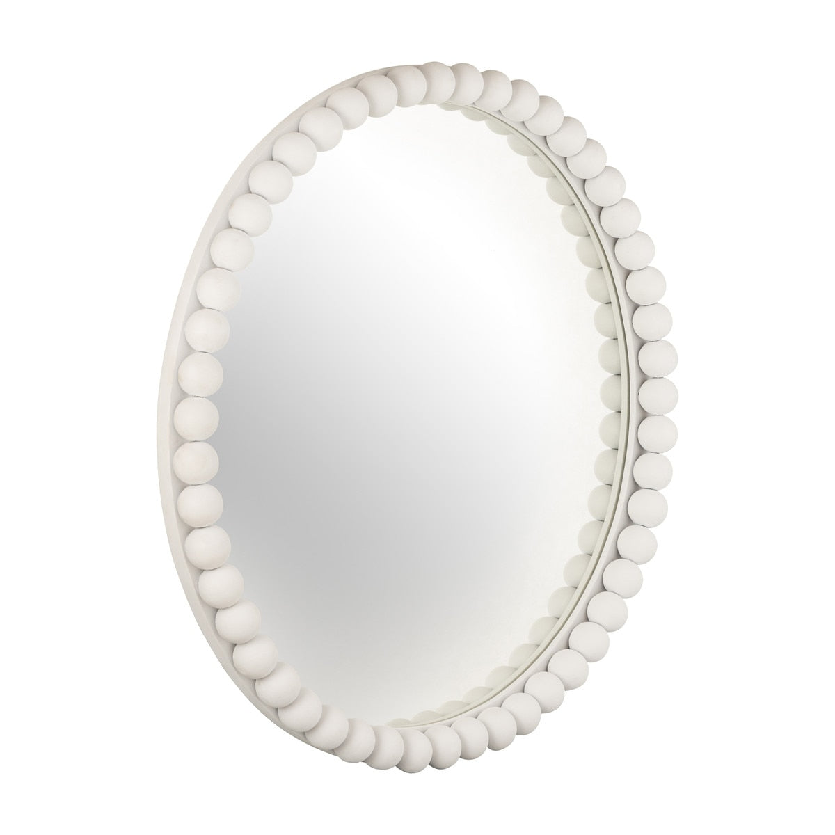 Miroir en bois blanc Baria