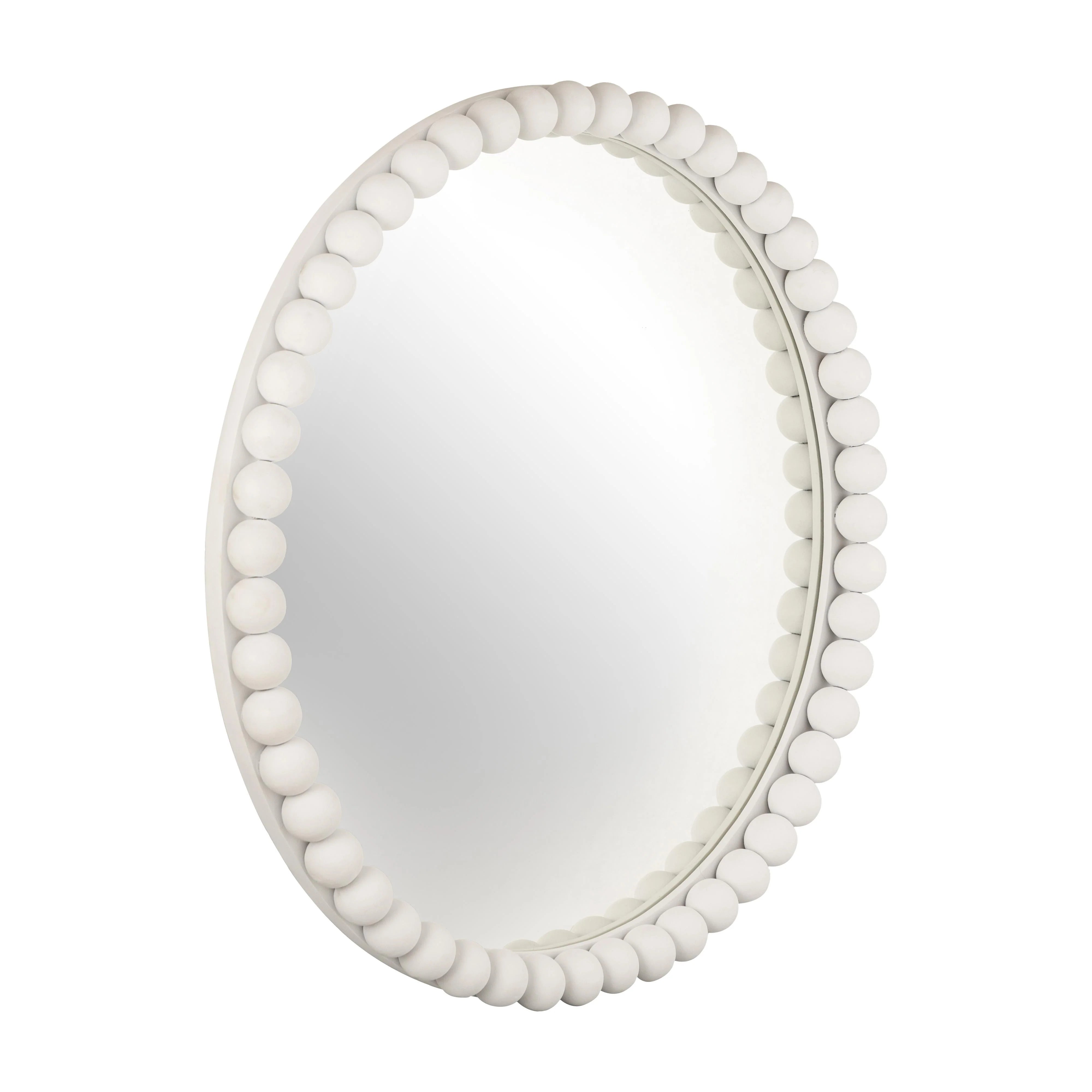 Miroir en bois blanc Baria