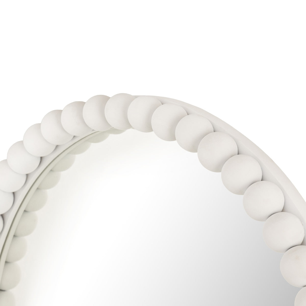 Miroir en bois blanc Baria