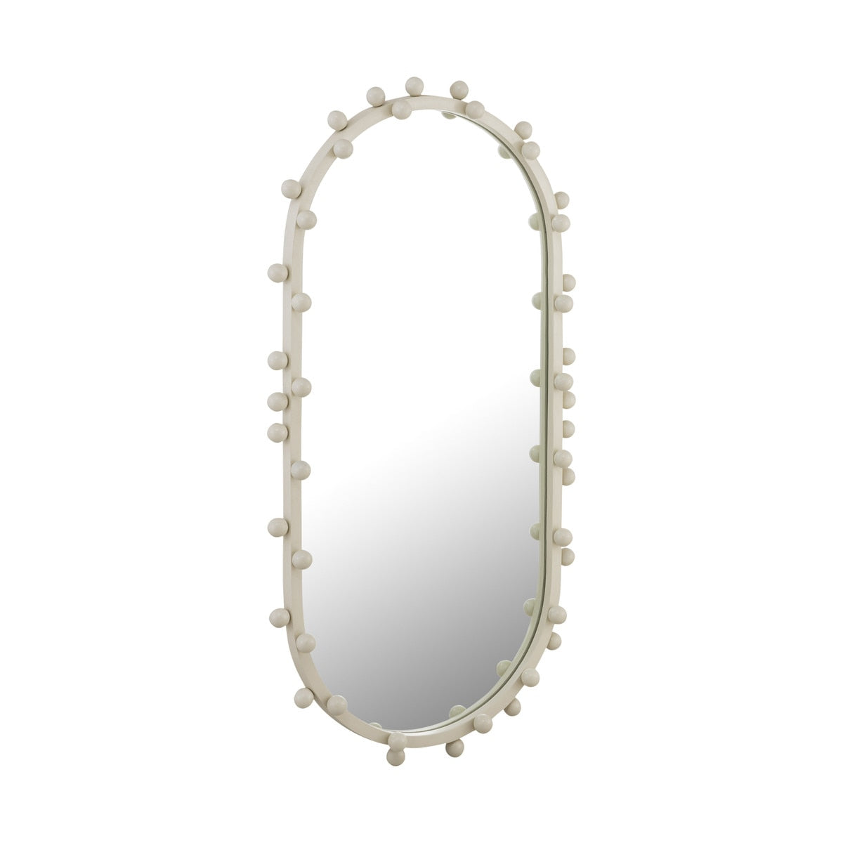 Miroir mural ovale grand format Bubbles Ivory