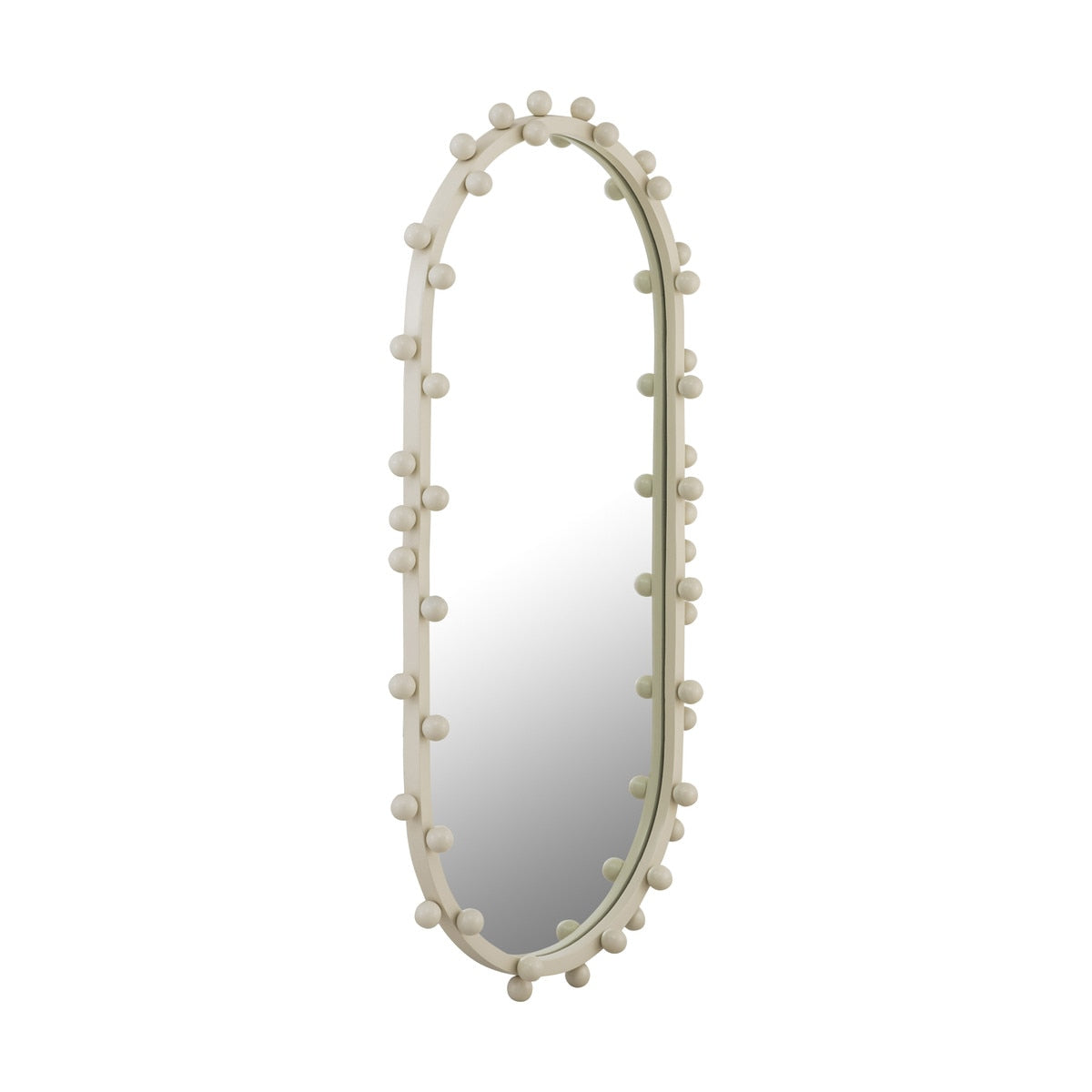 Miroir mural ovale grand format Bubbles Ivory