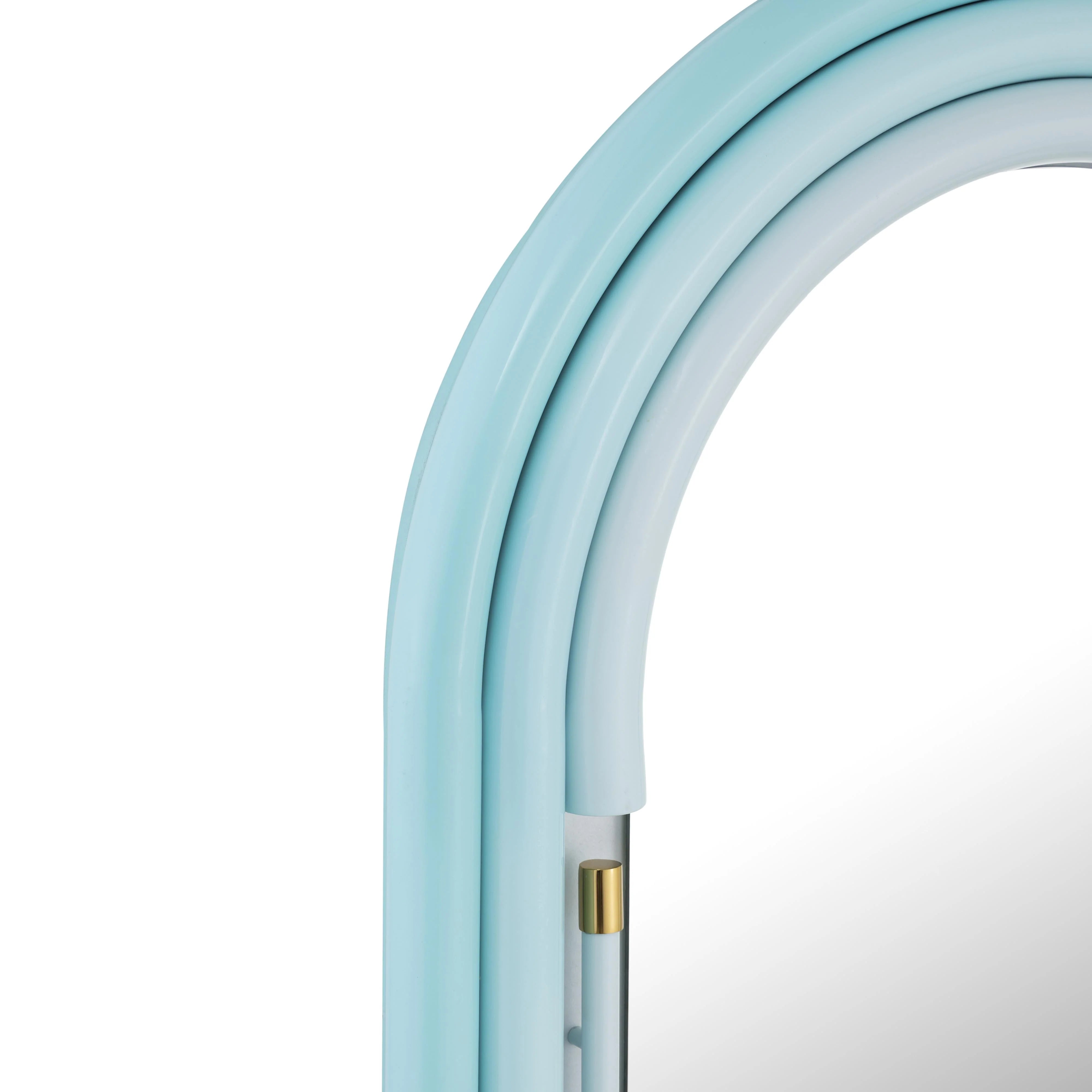 Neon Oval Wall Mirror (26"X50"-28"X58")