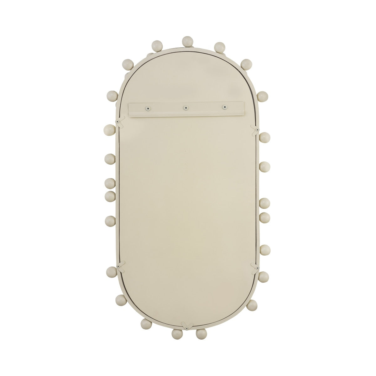Miroir mural ovale Bubbles Ivoire