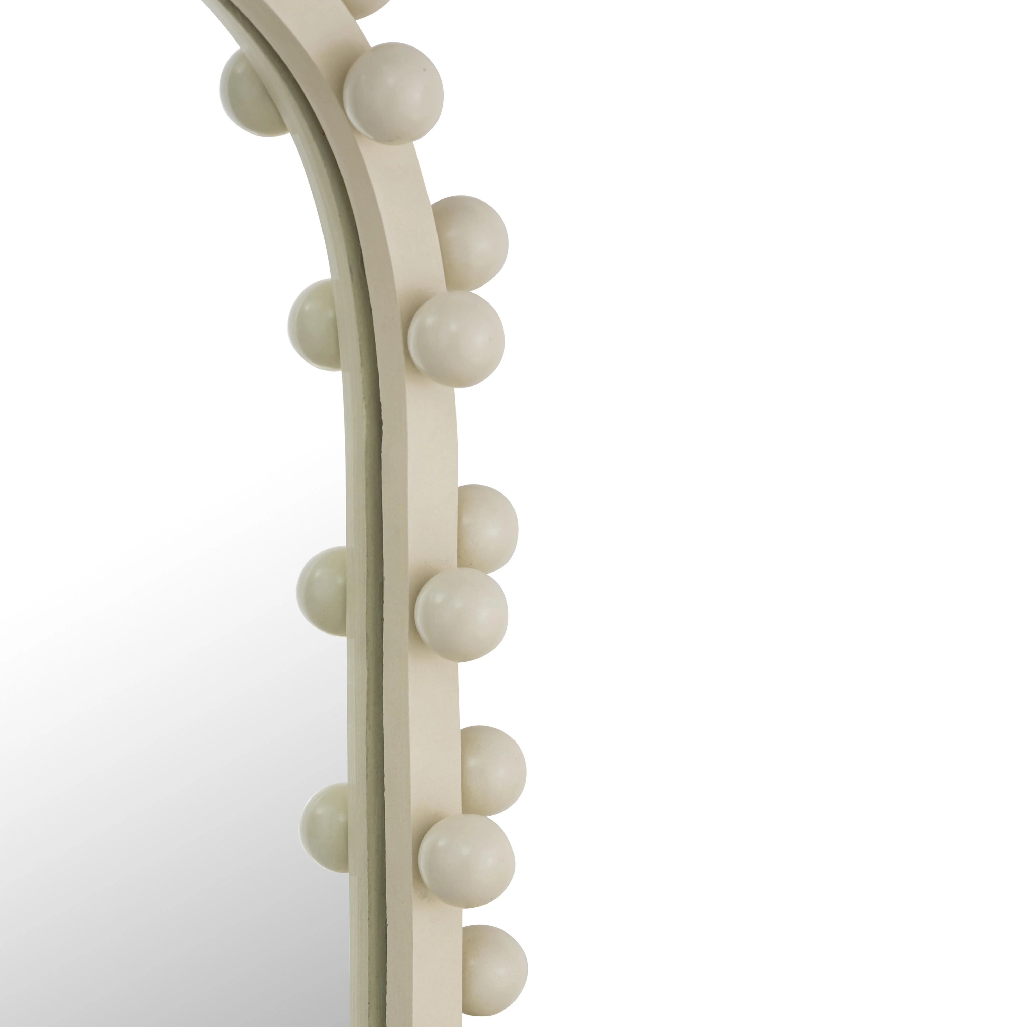 Miroir mural ovale grand format Bubbles Ivory