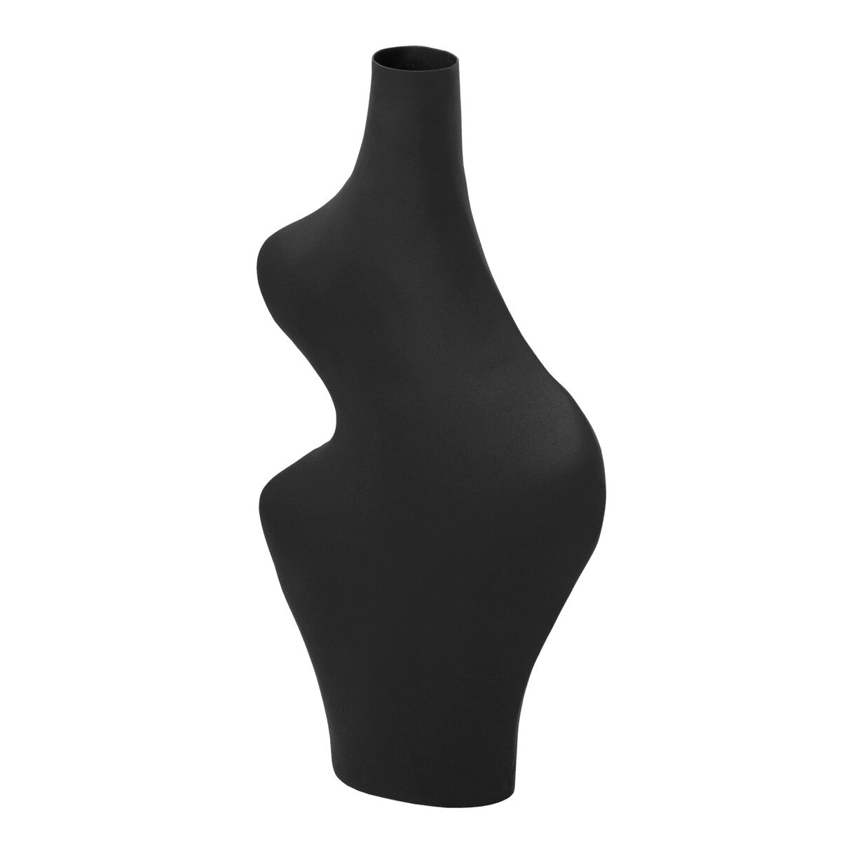 Vase en acier noir Tarri