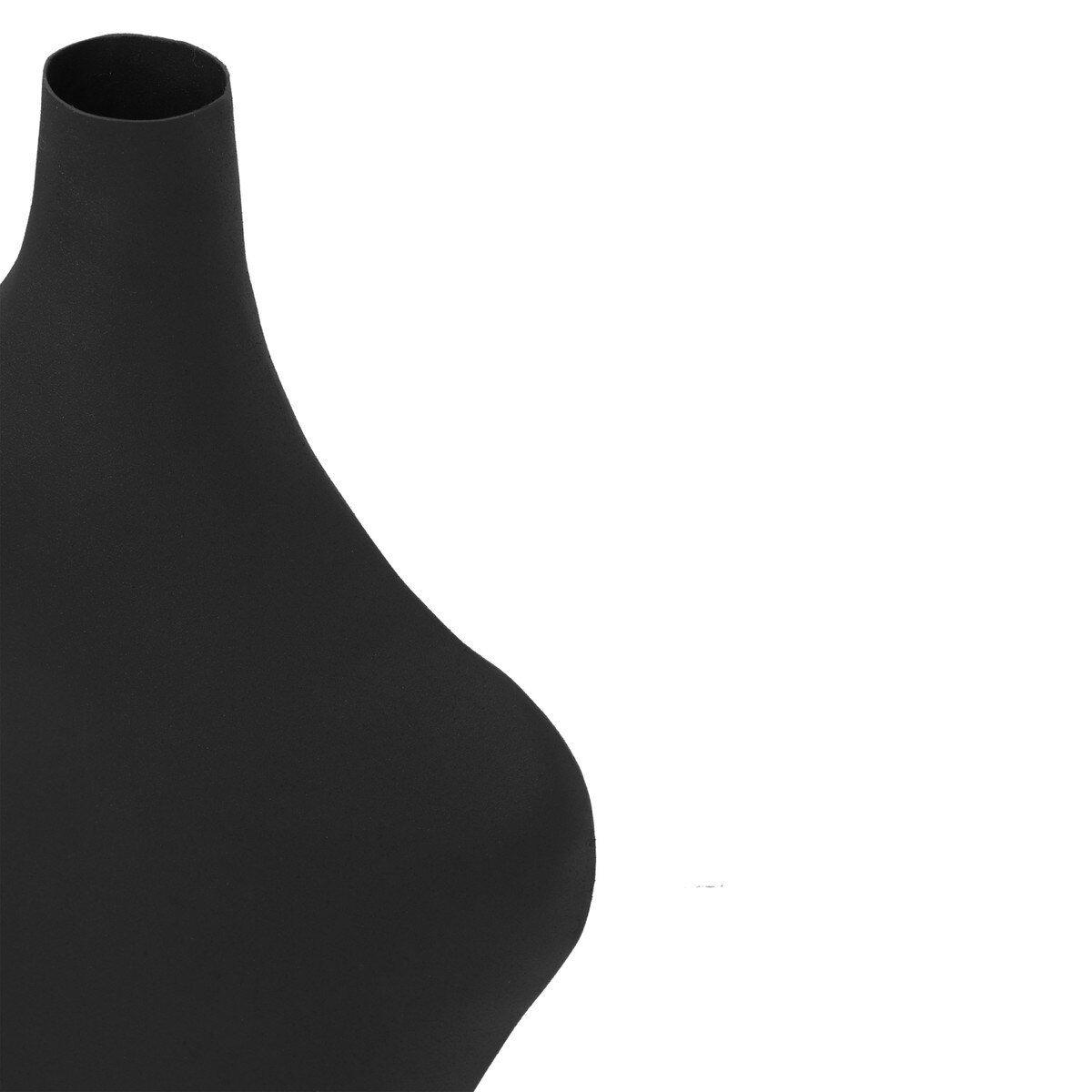 Vase en acier noir Tarri