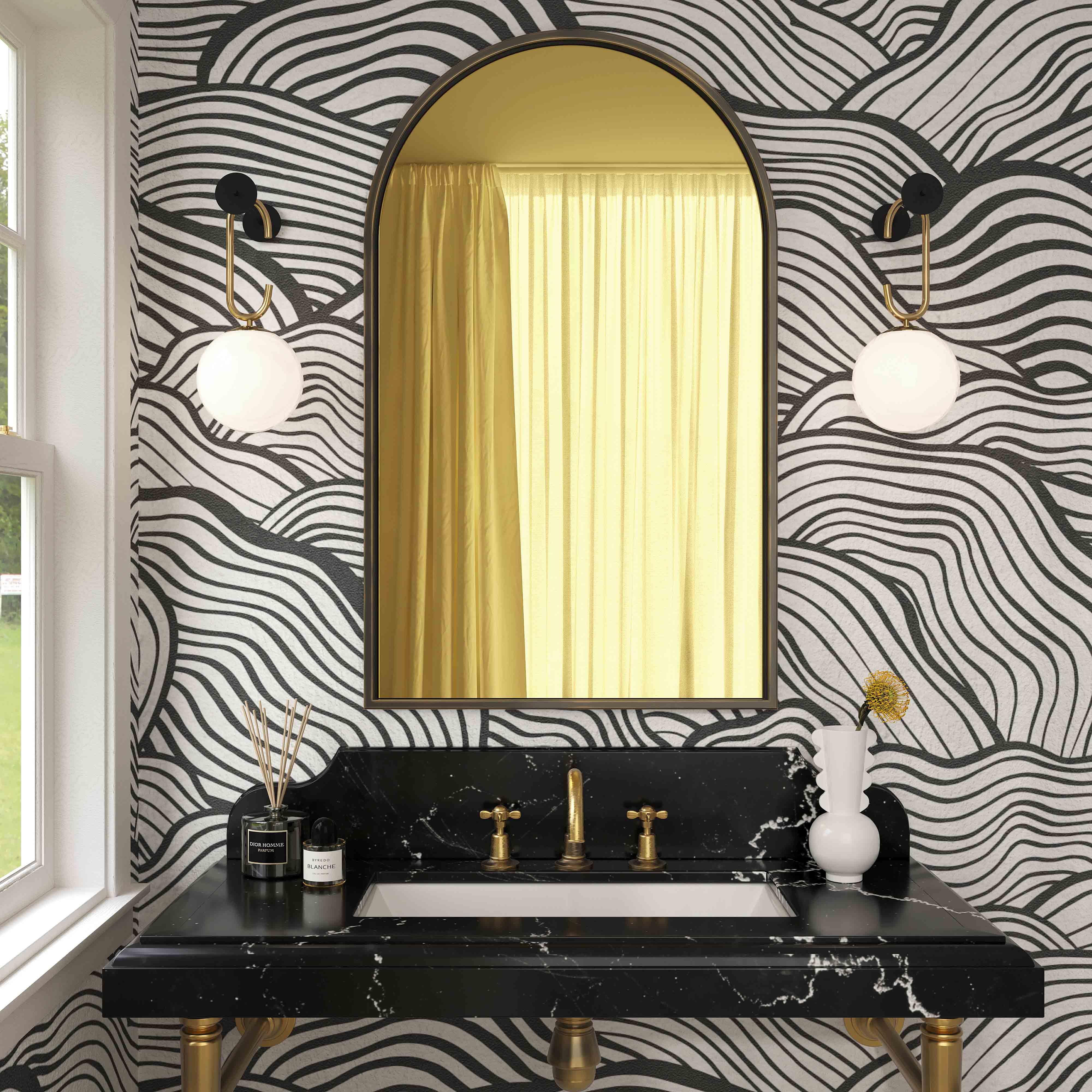 Hadley 24"X40" Arched Wall Mirror