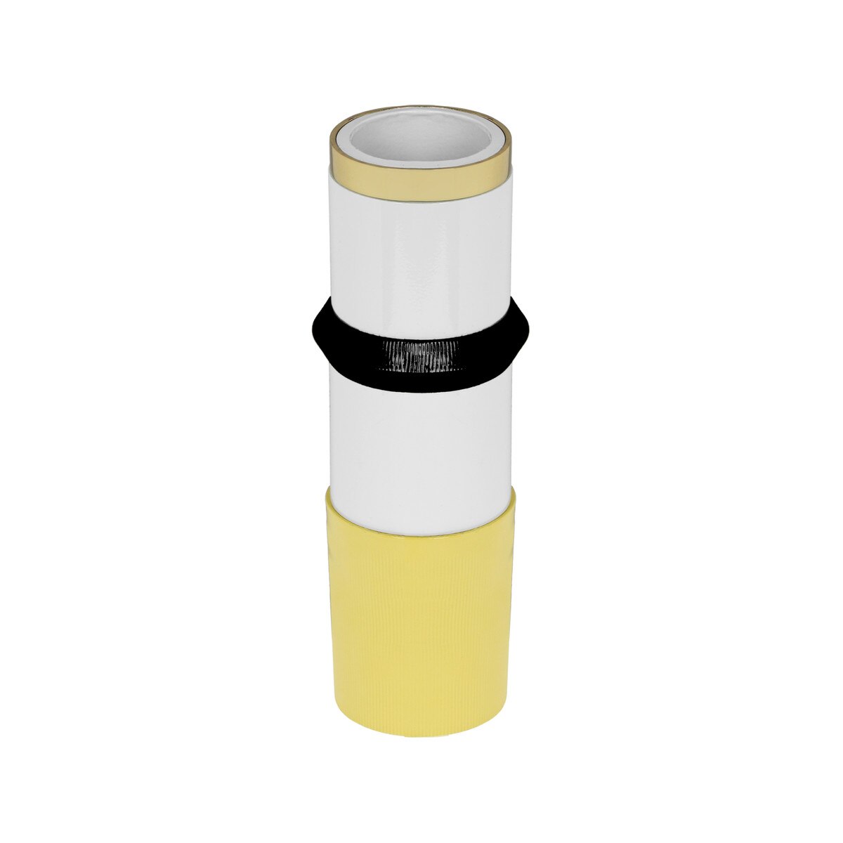 Vase jaune moutarde Kaonashi