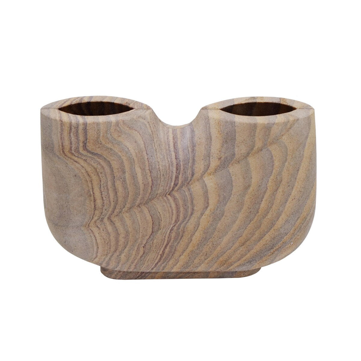 Vase fantaisie en pierre arc-en-ciel Saava