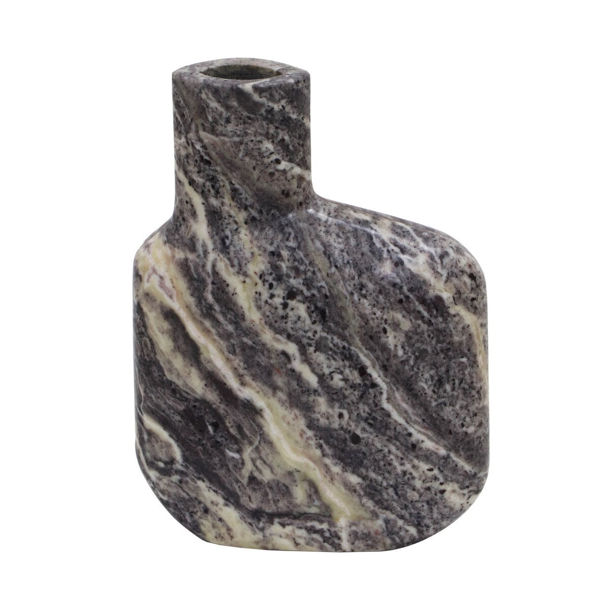 Vase en marbre gris Pika - Grand