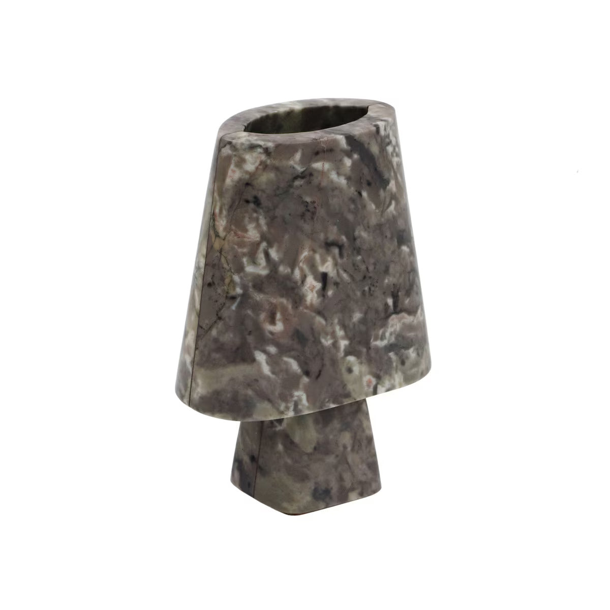 Vase en Marbre Gris Samma - Moyen