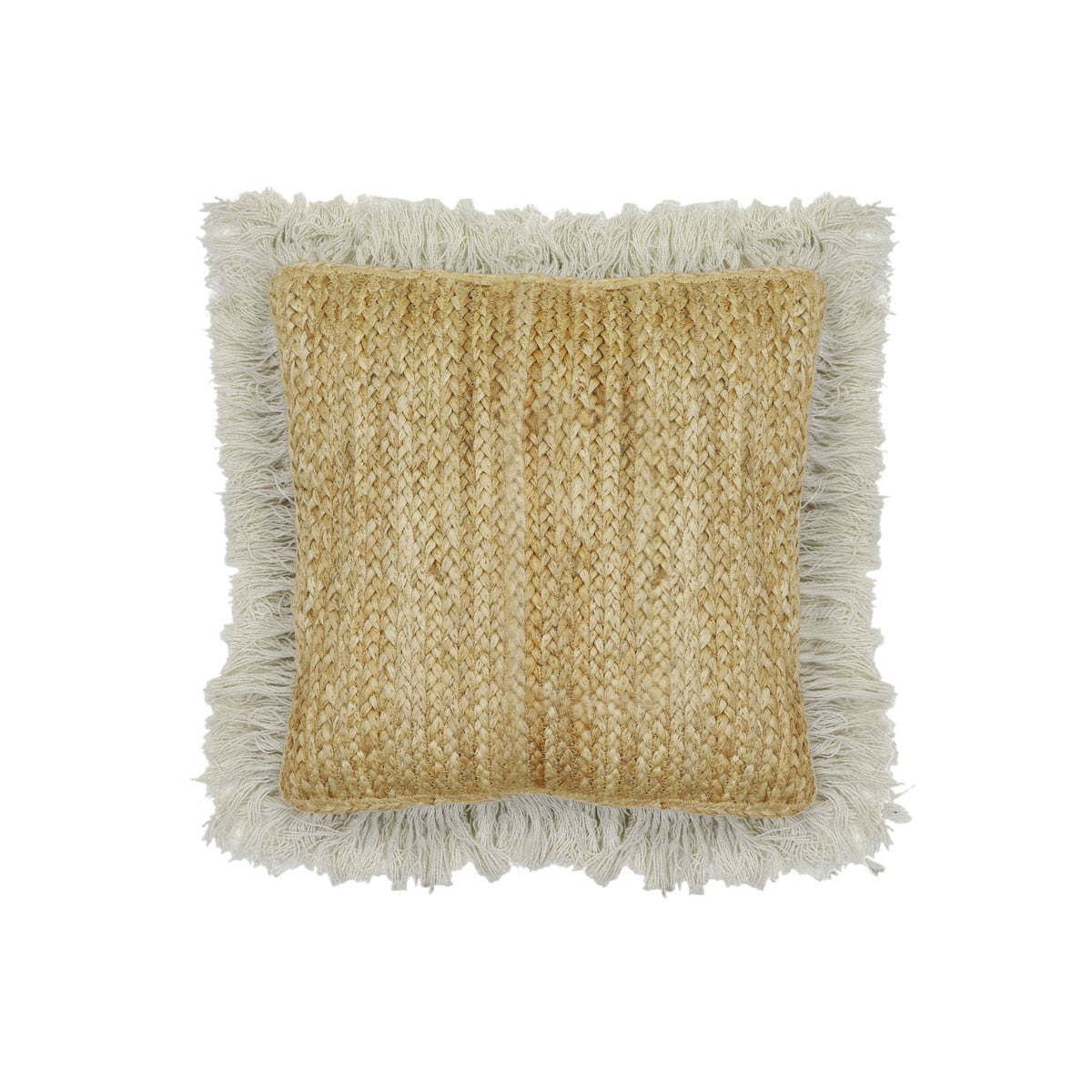 Coussin décoratif carré Emerge Natural de 17 po