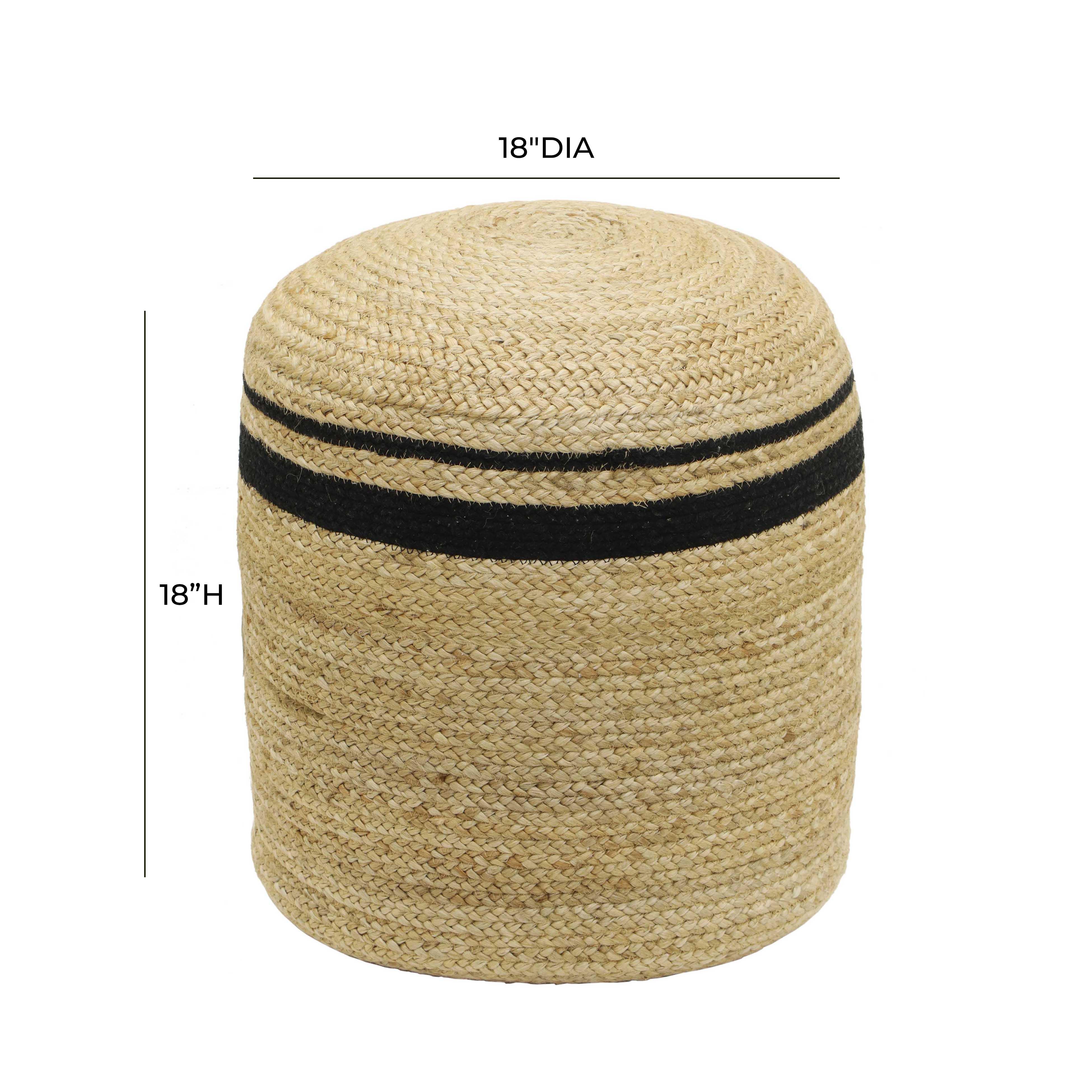 Emerge Round Pouf