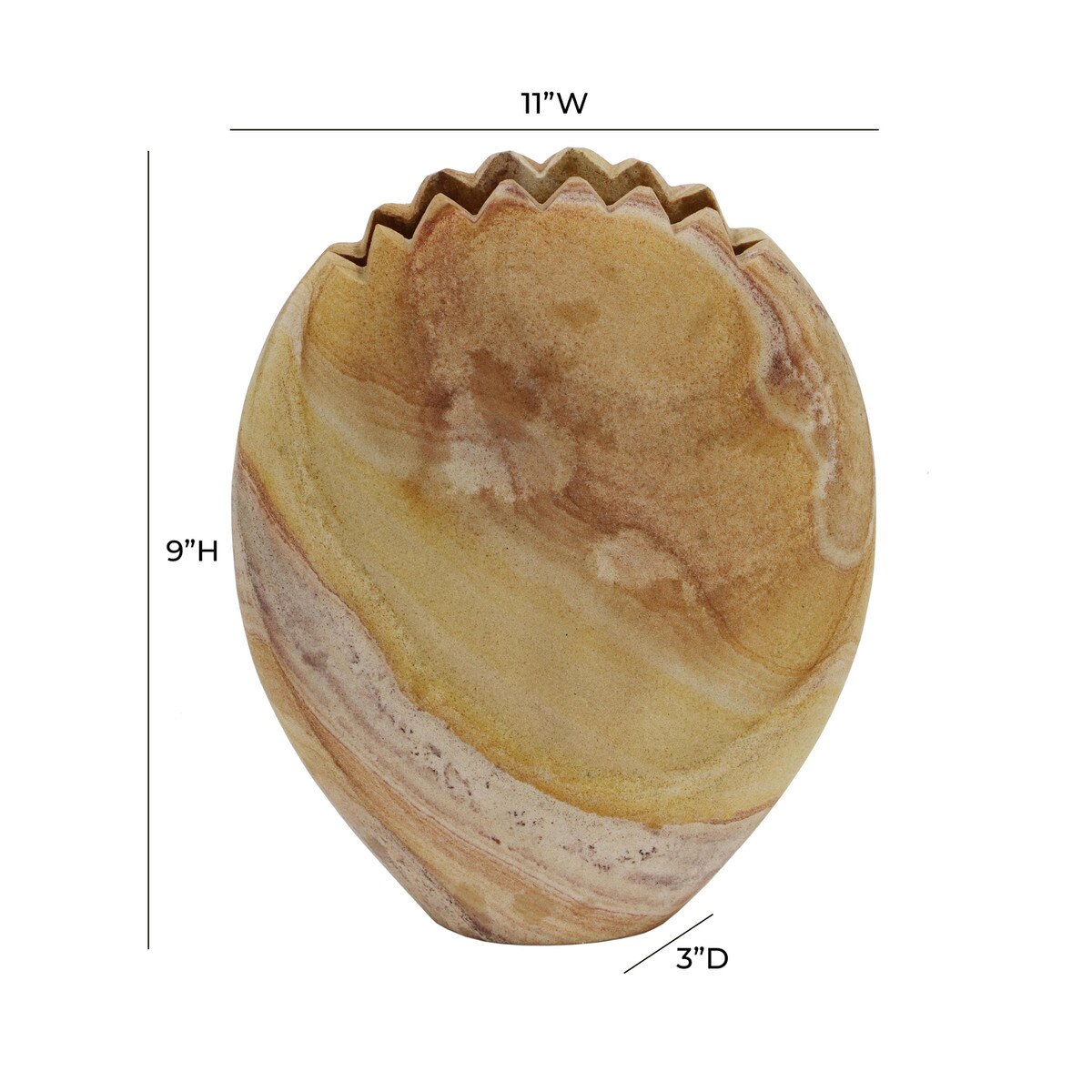 Vase en pierre de Saava Mantis en grès