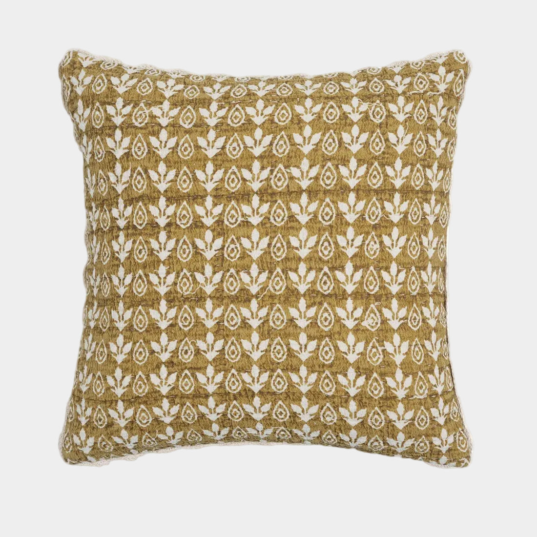 Harvest 20" Printed Cotton Throw Pillow Cover