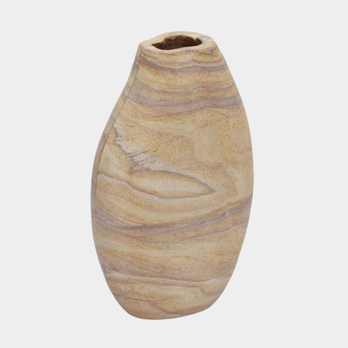 Saava Sandstone Curved Vase