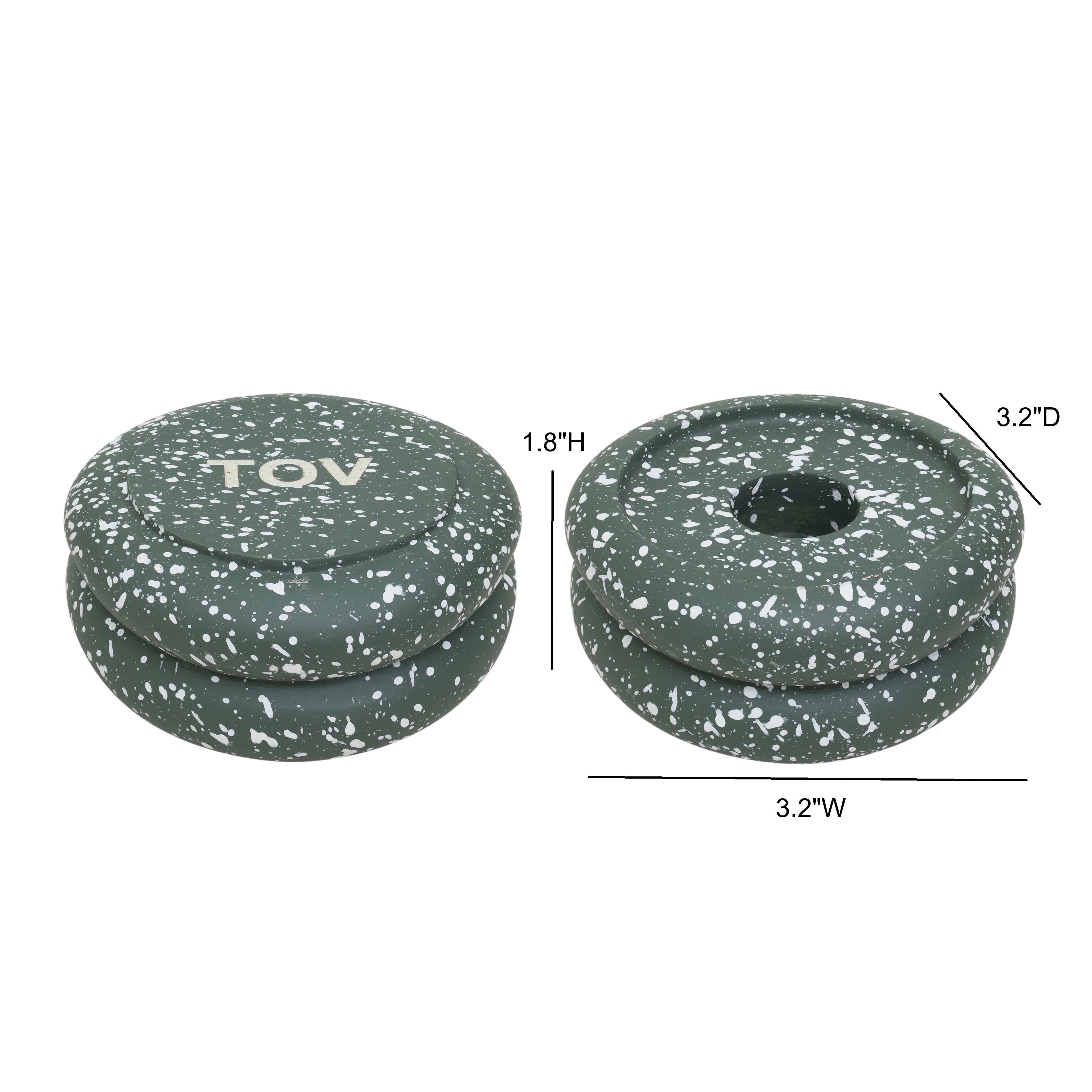 Gabby Stacking Candle Holder - Set of 2