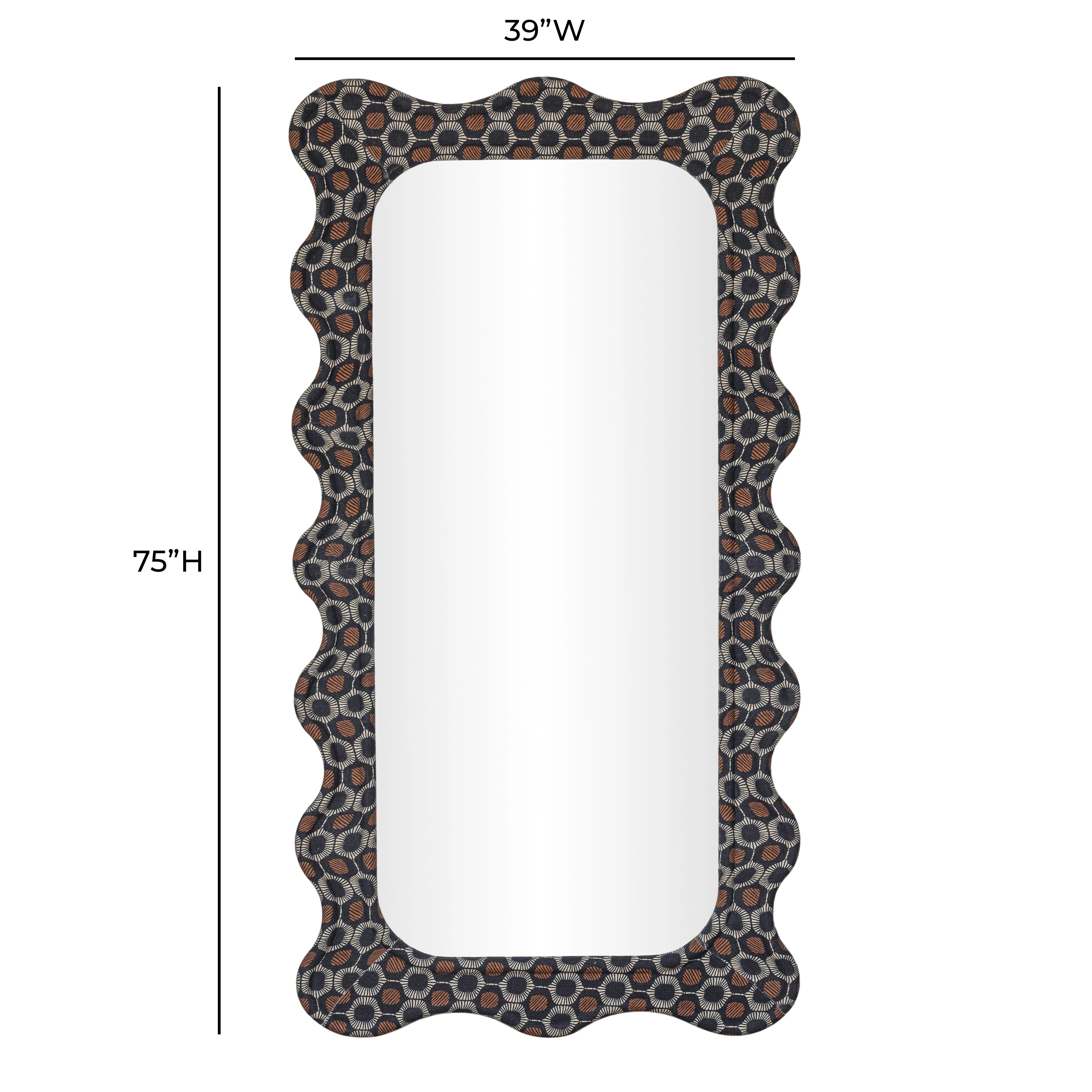 Charlene 39"X75" Squiggle Wall Mirror