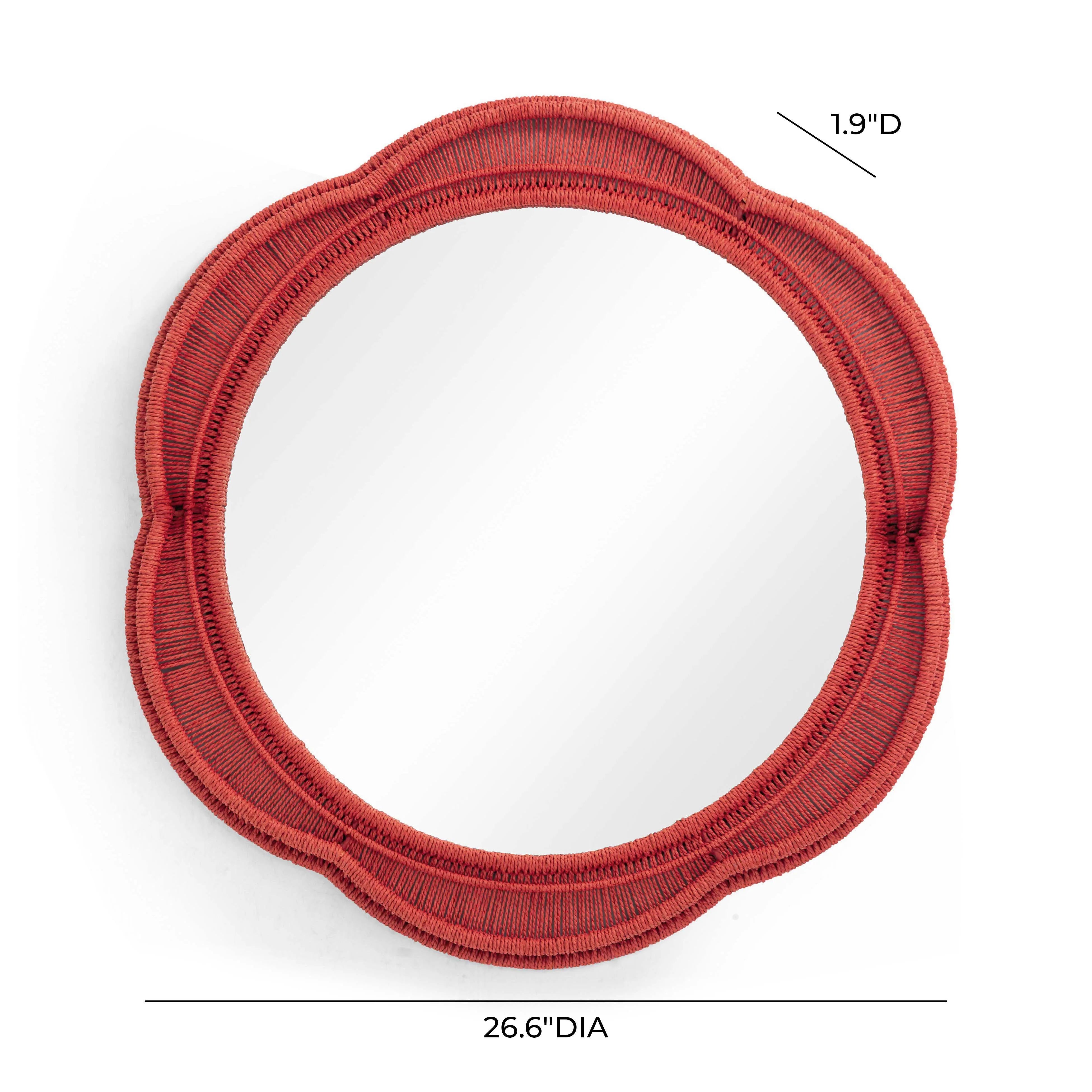 Zeva 26.6" Round Wall Mirror