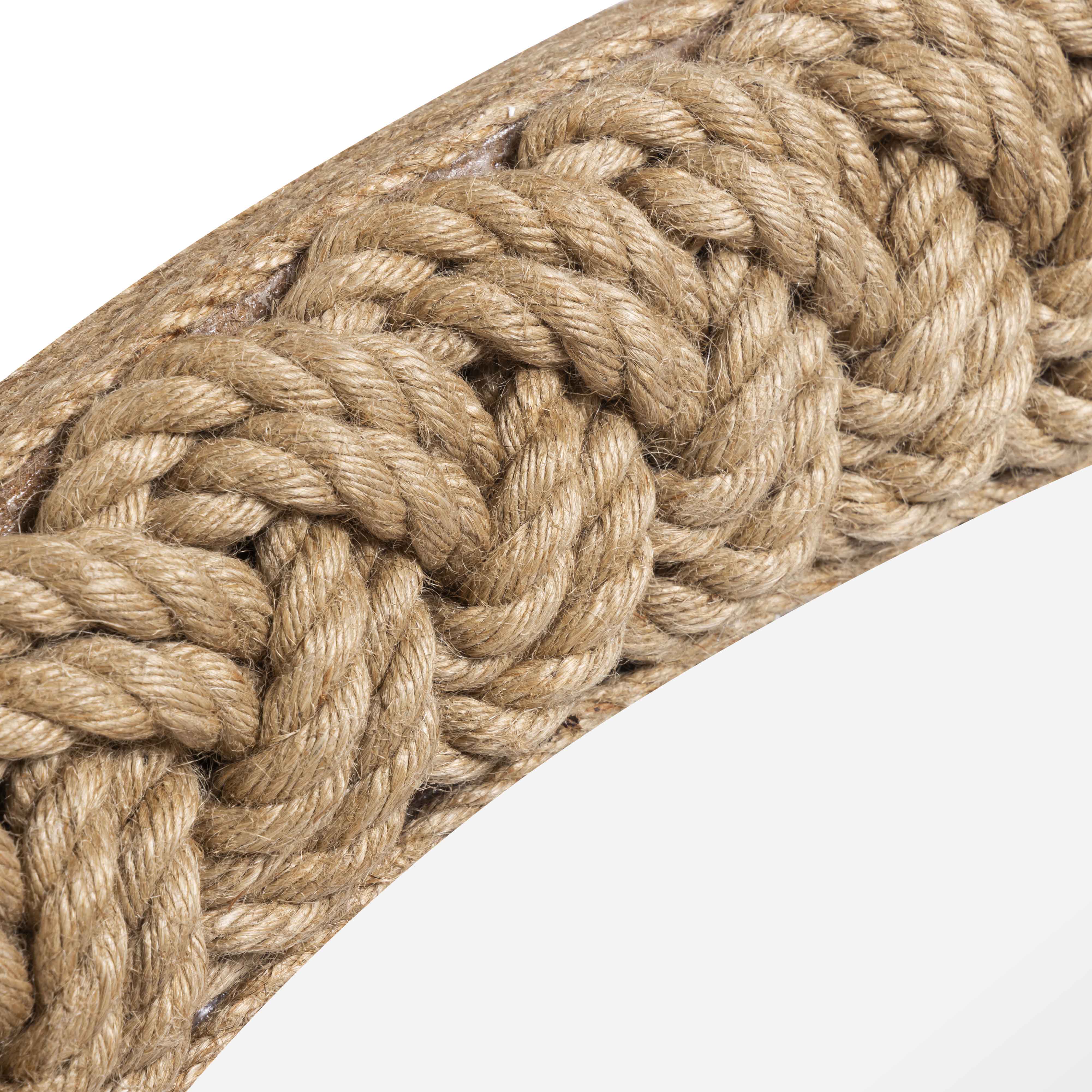 Midge 40.5" Rope Round Wall Mirror