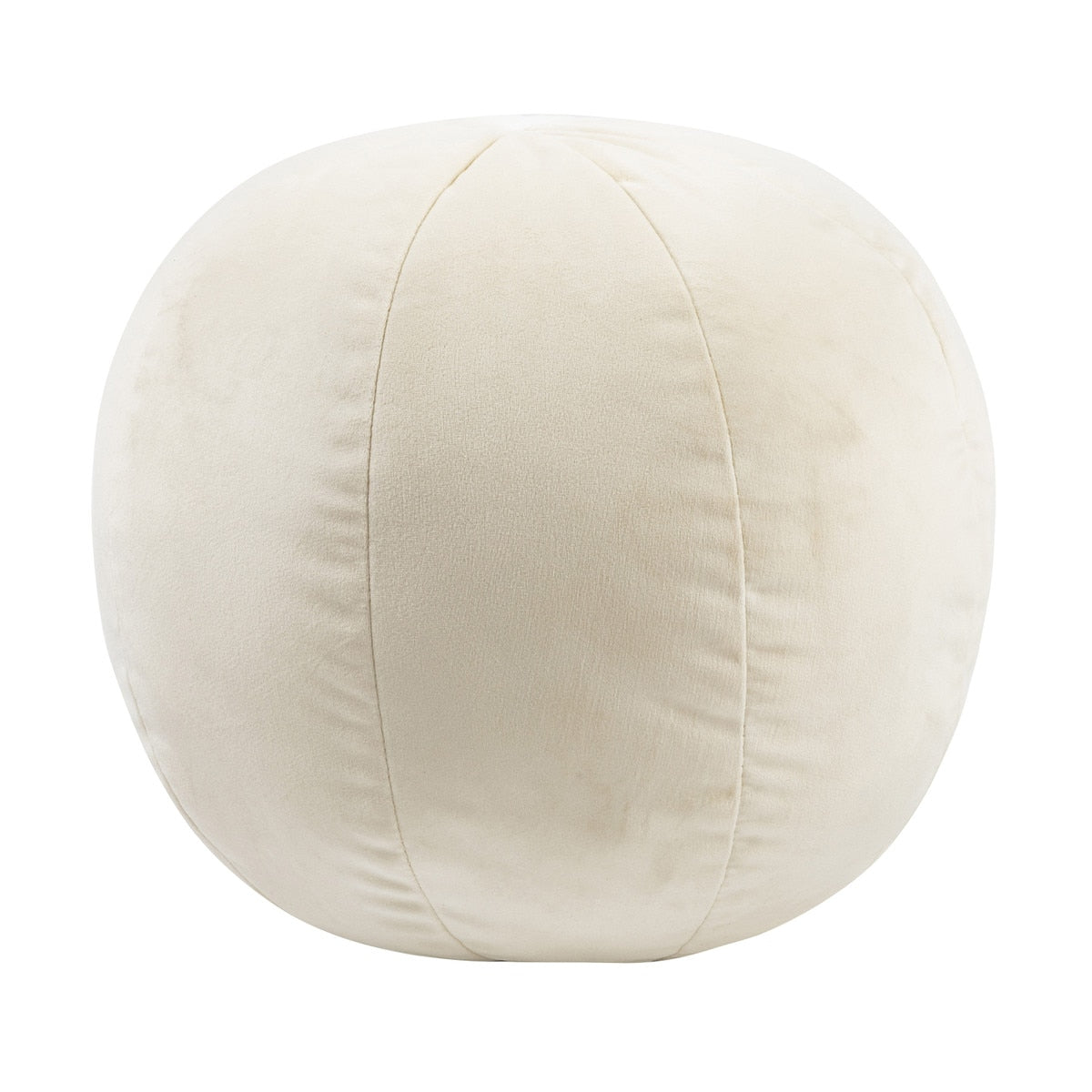 Oreiller en velours crème Boba