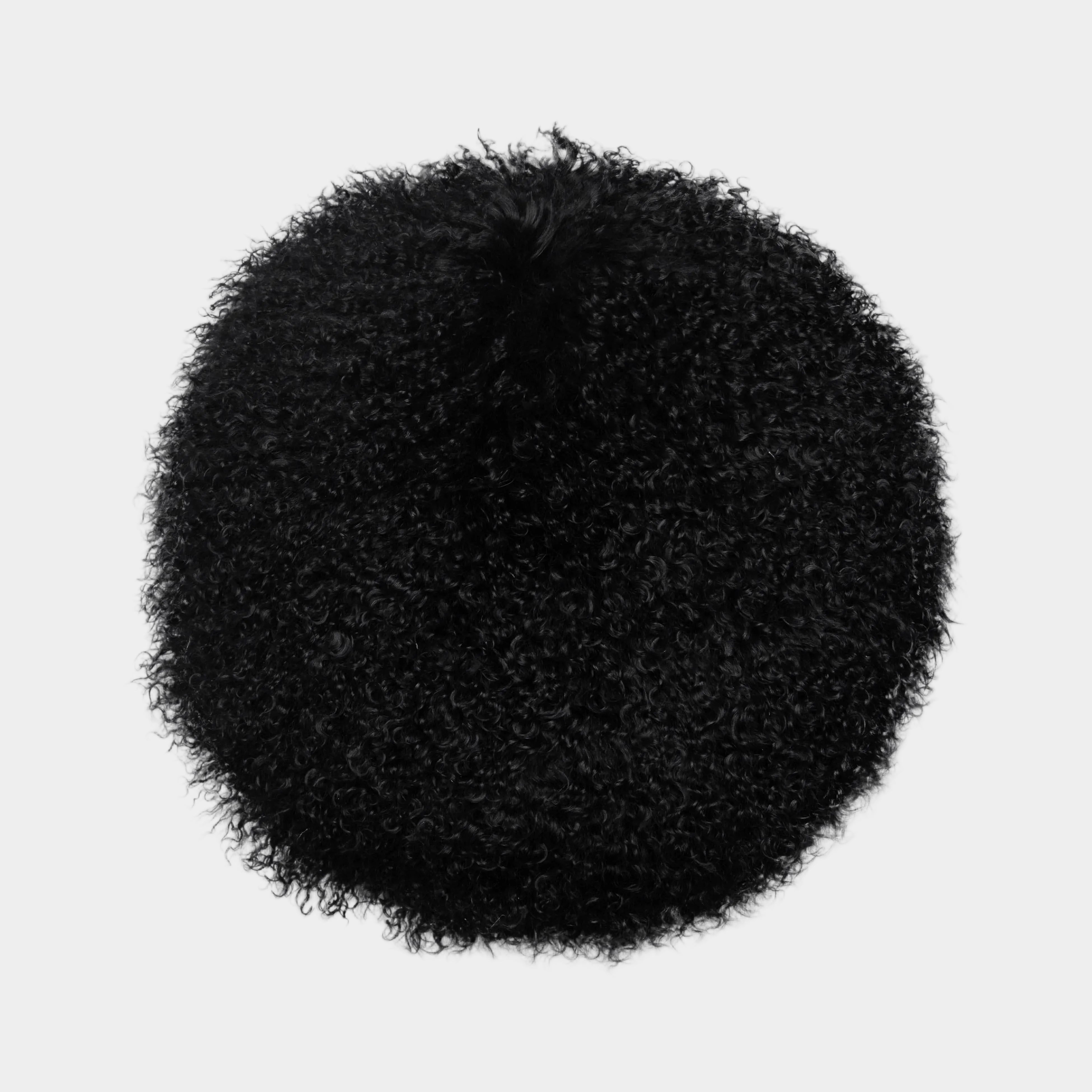 New Zealand 16" Sheepskin Round Throw Pillow