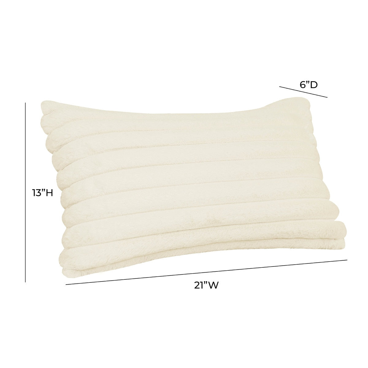 Furry Vegan Fur Rectangular Accent Pillow