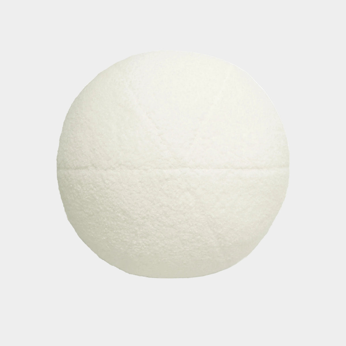 Boba Vegan Shearling Ball Throw Pillow (9"-14")