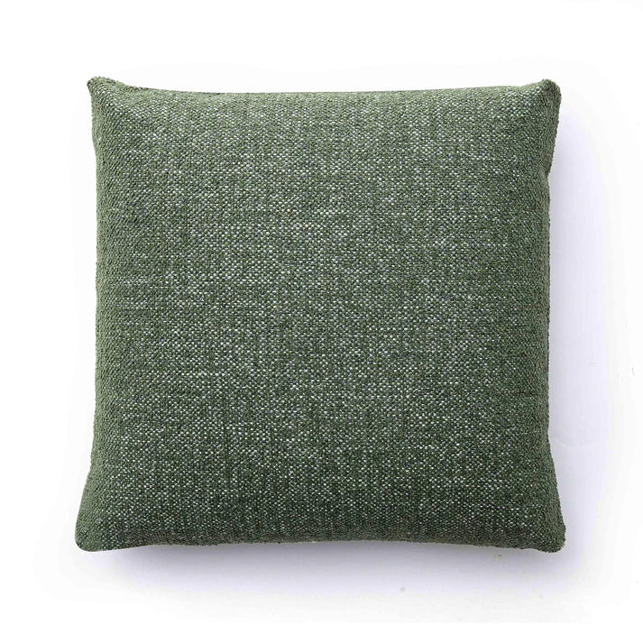 Malolo Green Basketweave Square Vegan-Down Pillow