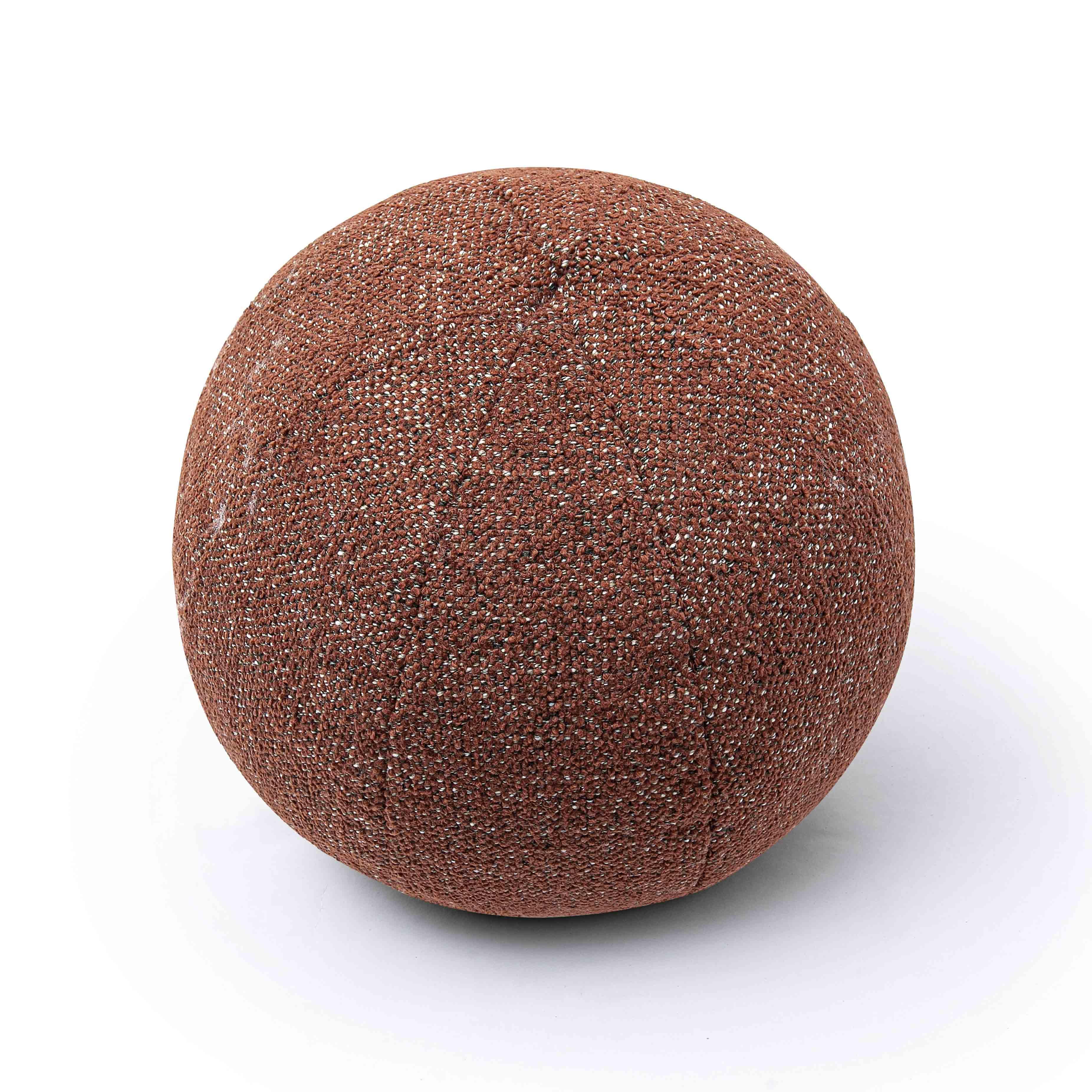 Boba Textured Basketweave Ball Throw Pillow (9"-14")