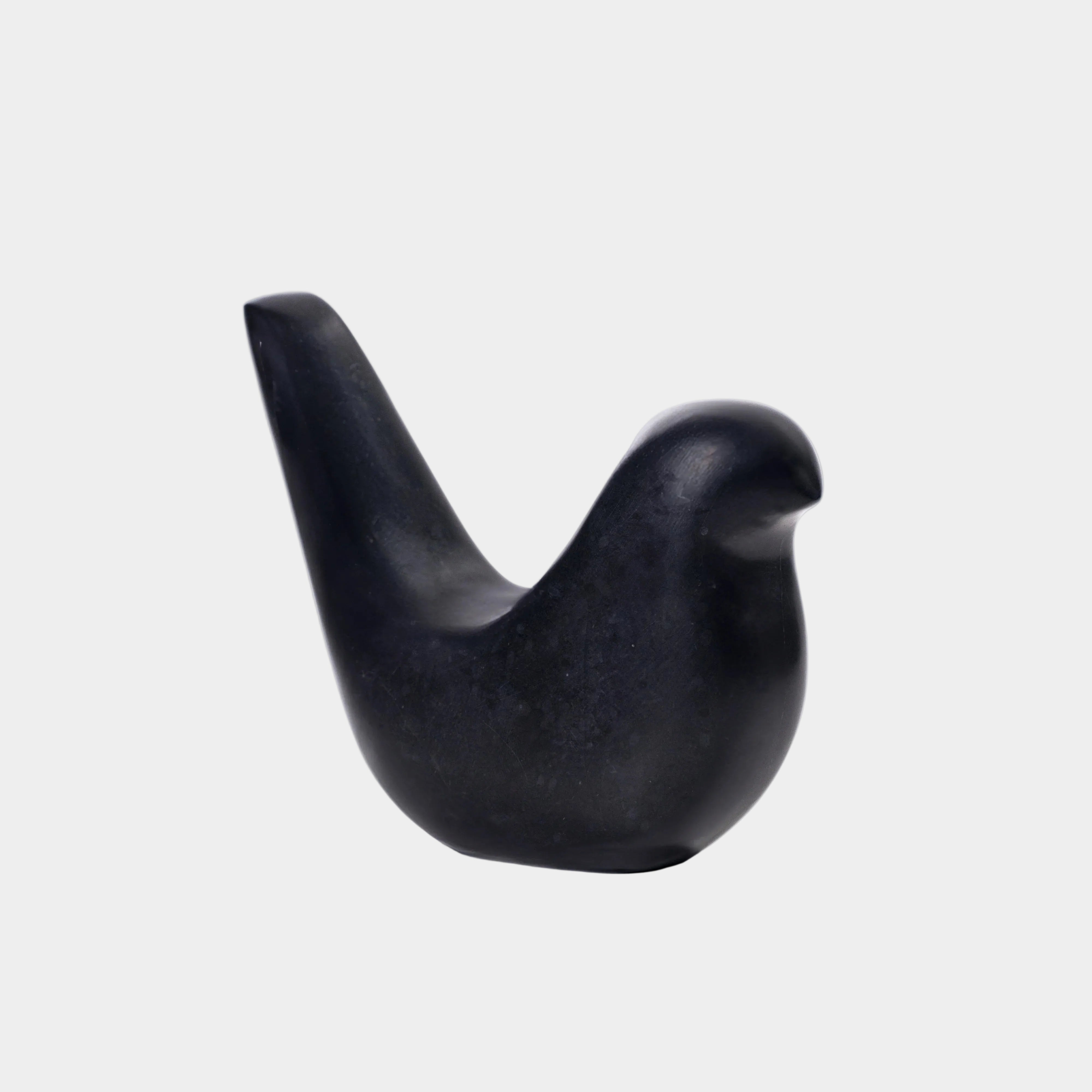 Black Marble Bird Statue