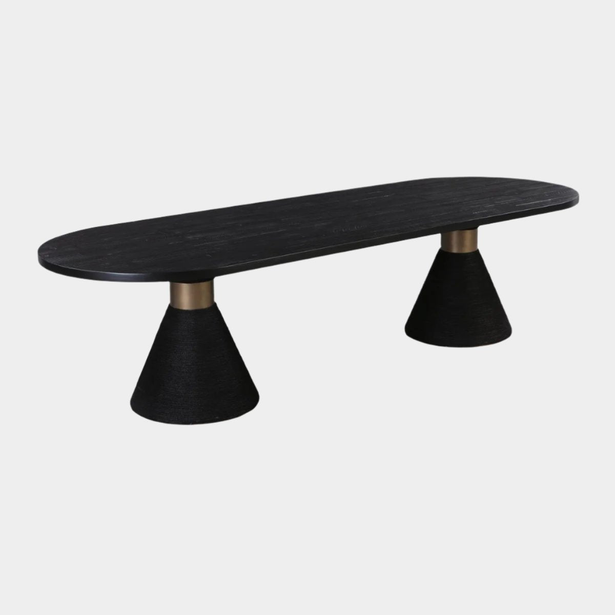 Table ovale en corde Rishi