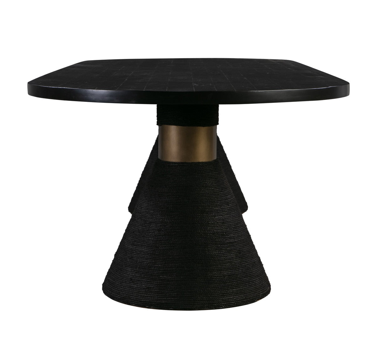 Table ovale en corde Rishi