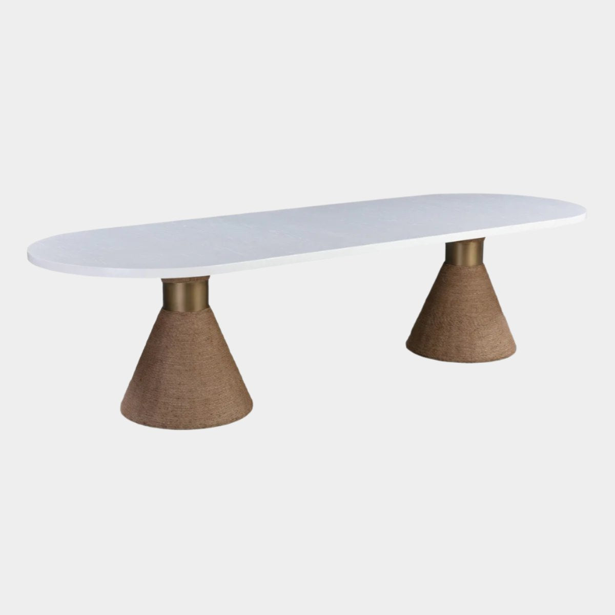 Table ovale en corde Rishi