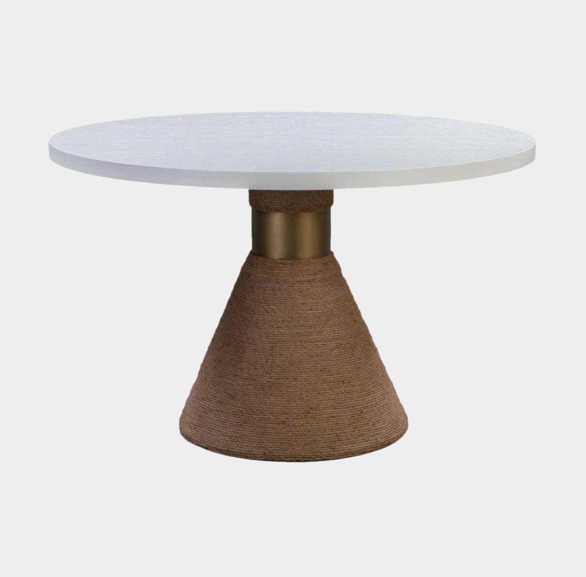 Table ronde en corde Rishi