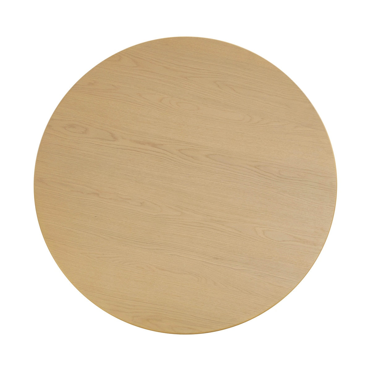 Table à manger ronde en bois de chêne naturel Chelsea